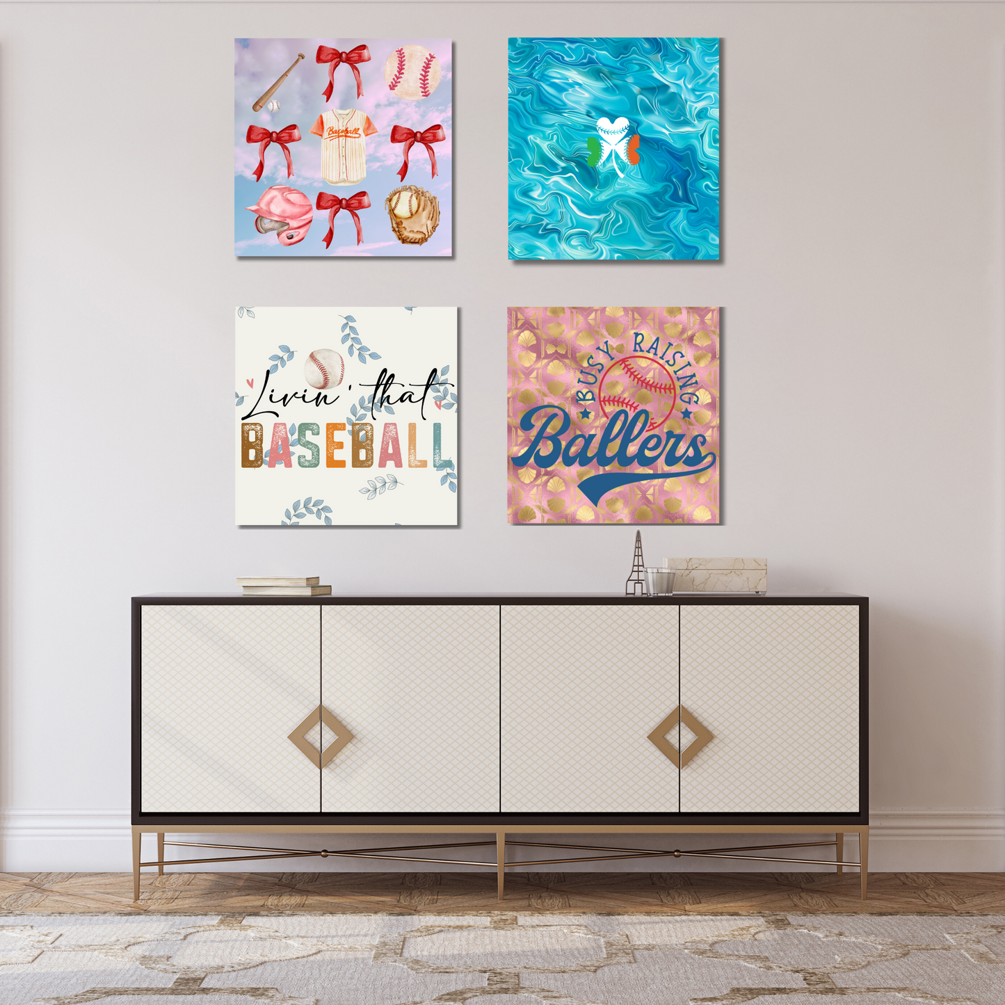 12 Great Wall- Baseball (Set of 2, 4, 12)