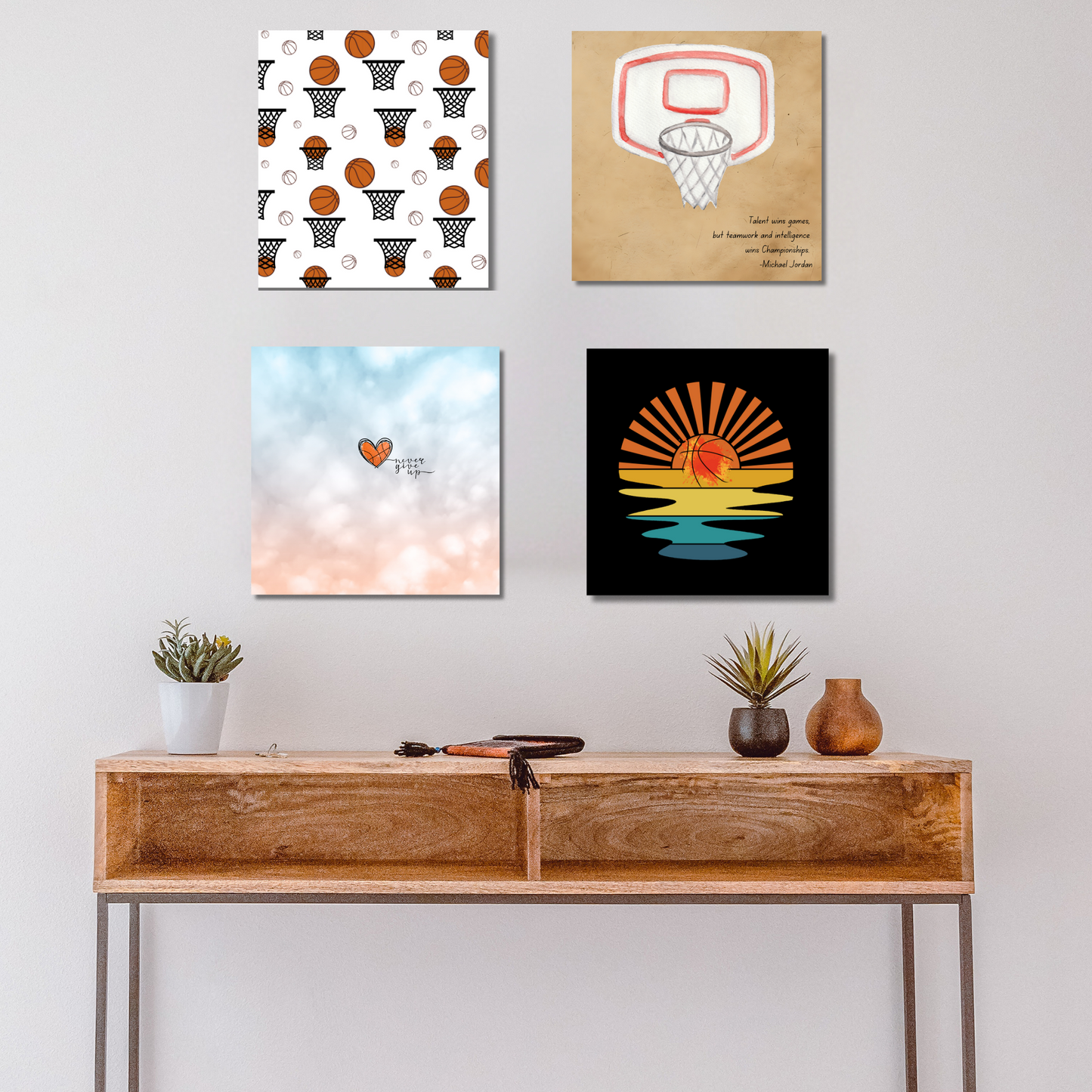 12 Great Wall- Basketball (Set of 2, 4, 12)
