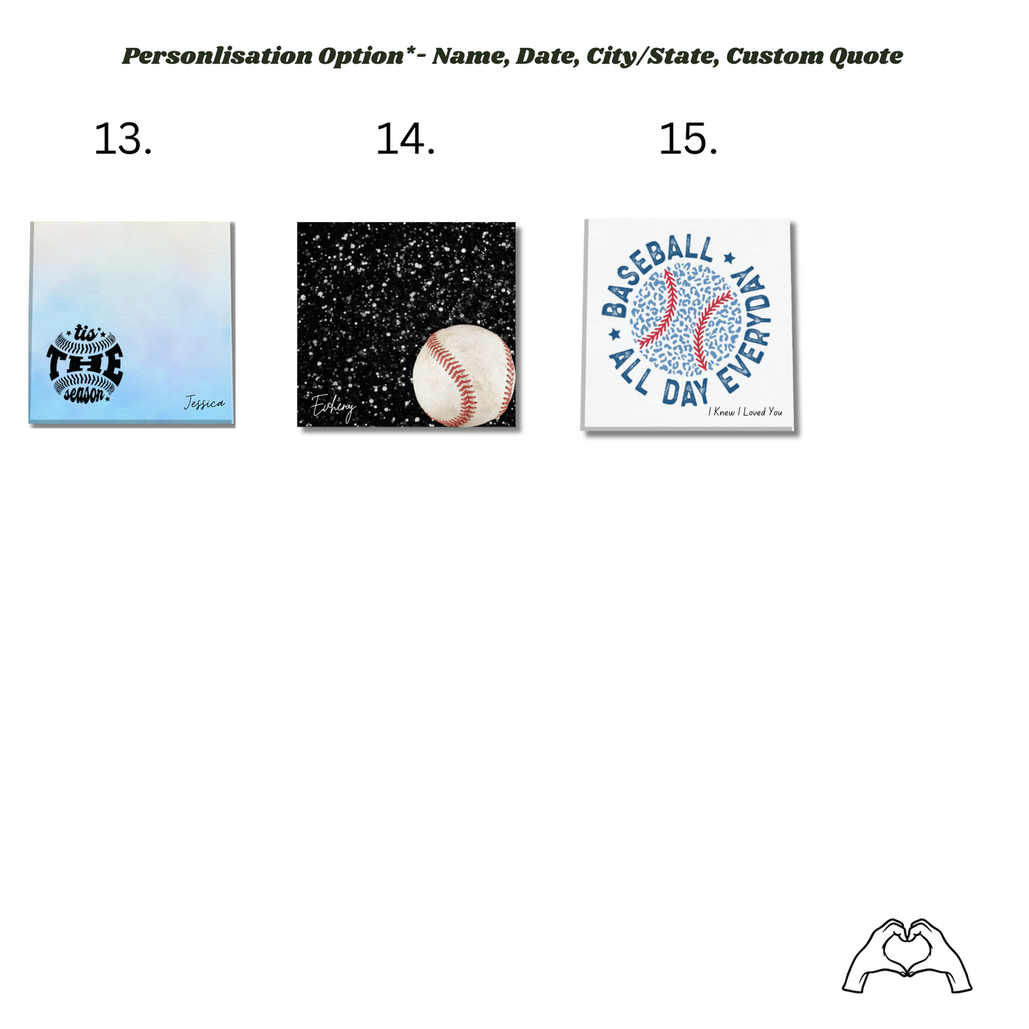 12 Great Wall- Baseball (Set of 2, 4, 12)