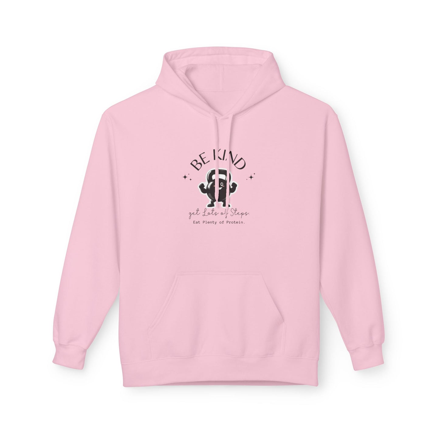 Be Kind Funny Kettlebell Hoodie