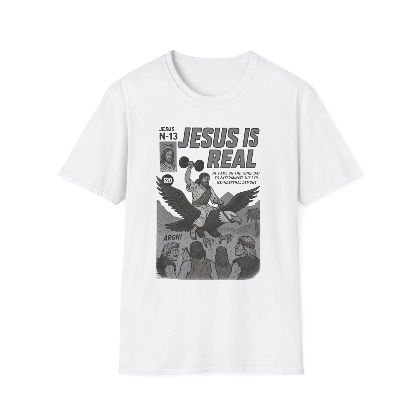 Jesus Is Real Dumbbell T-Shirt