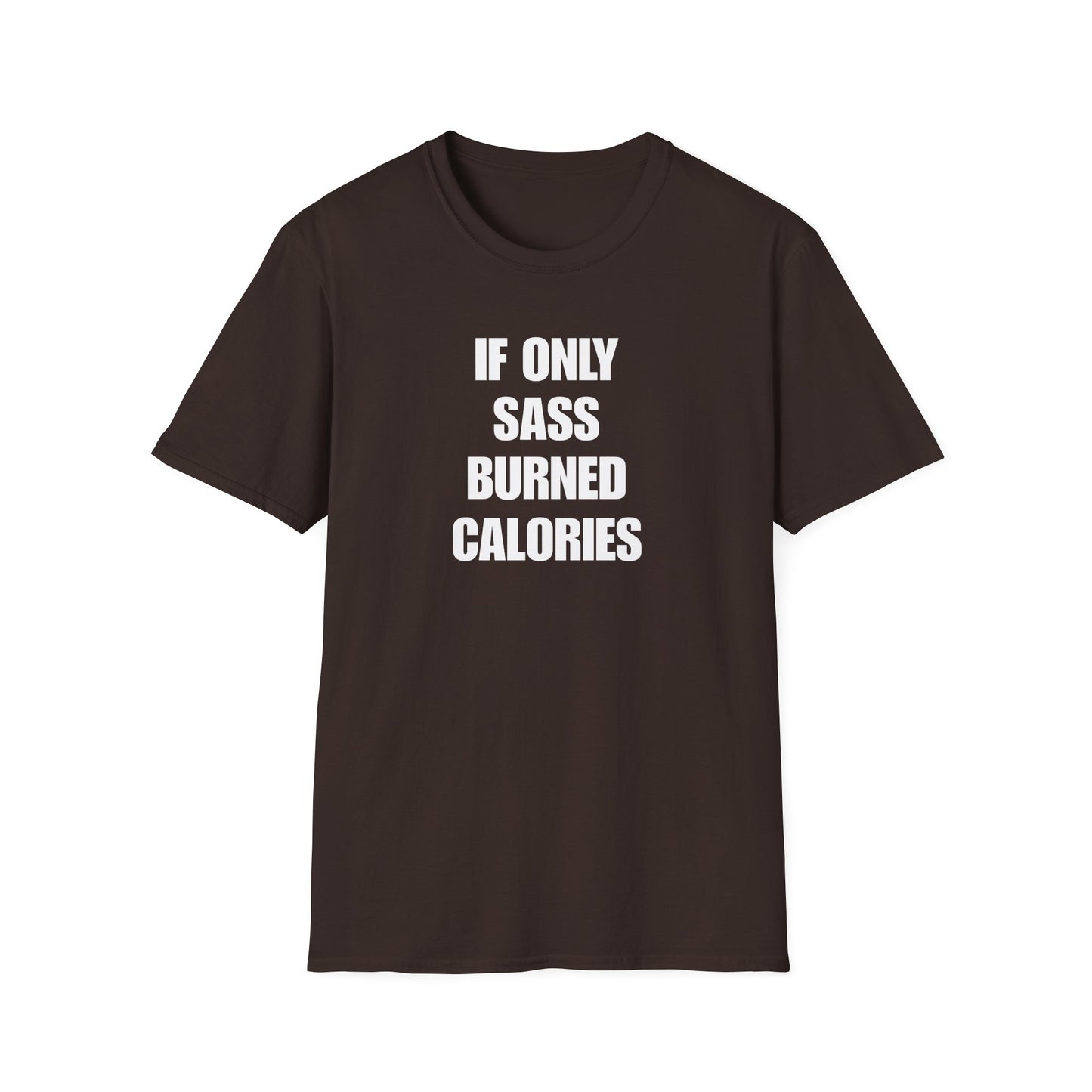 IF ONLY SASS BURNED CALORIES T-SHIRT