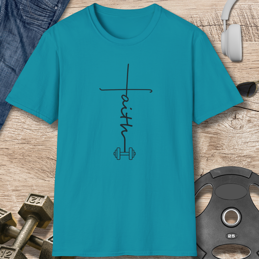 Faith & Dumbbell T-Shirt