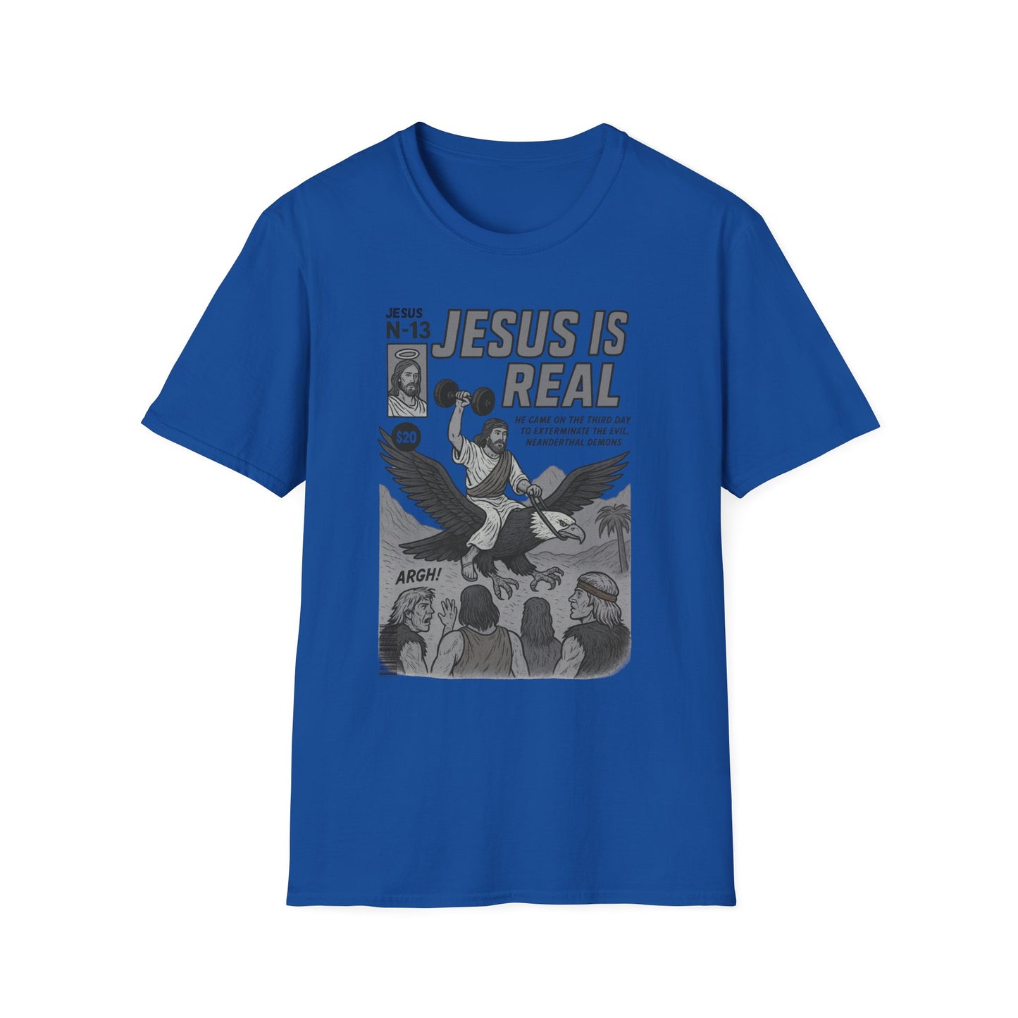 Jesus Is Real Dumbbell T-Shirt