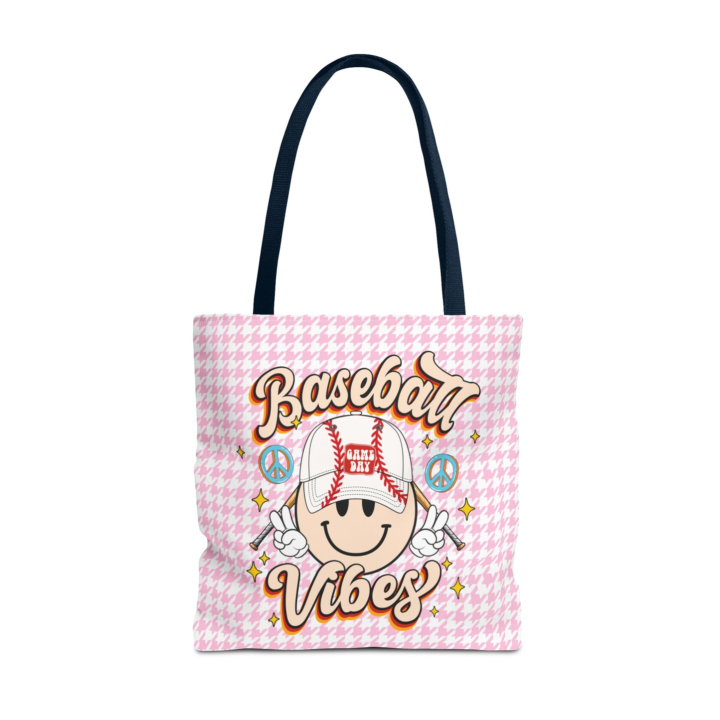 Cute Baseball Vibes Tote Bag
