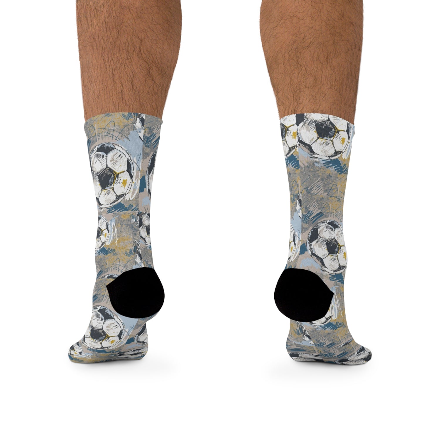 Soccer Watercolor Socks