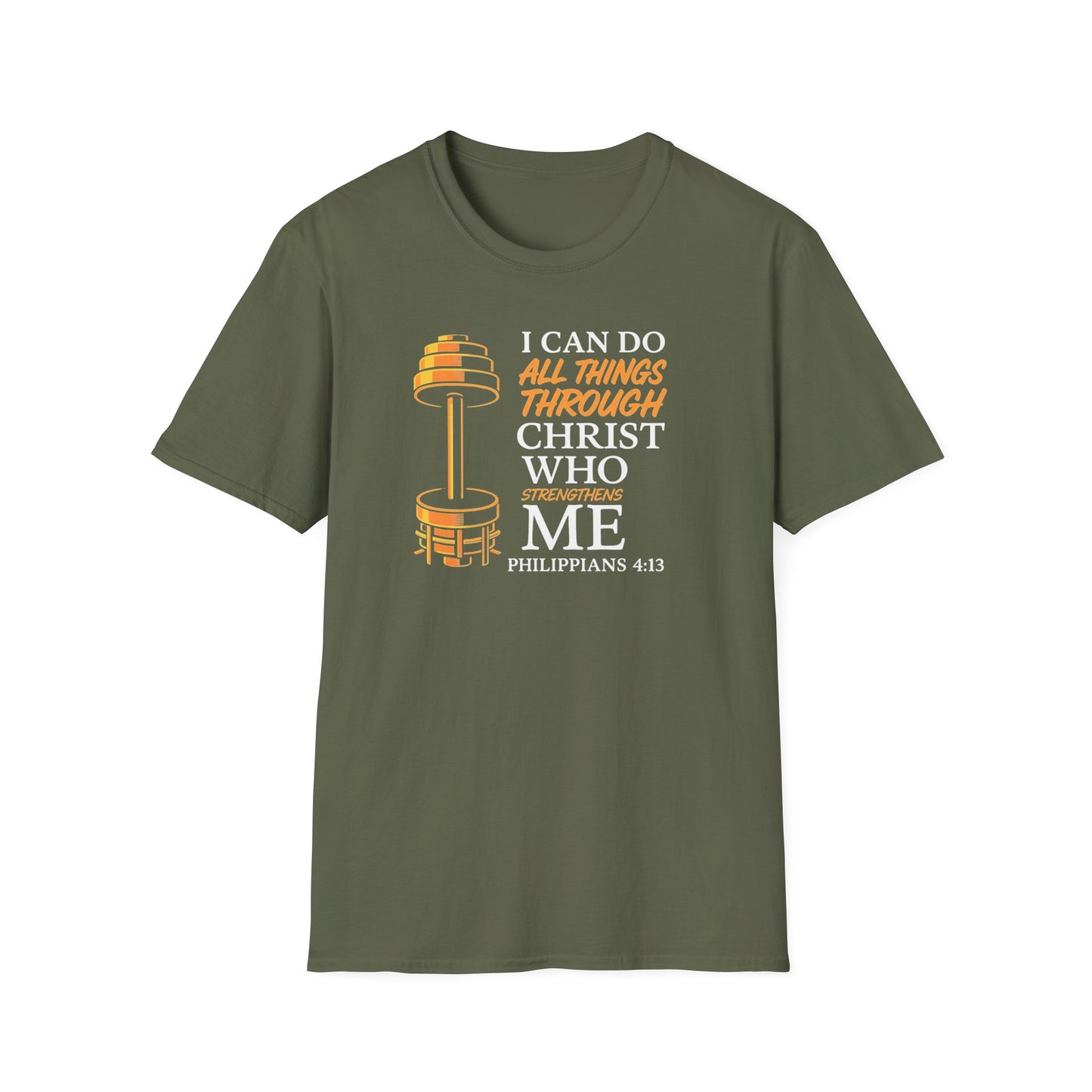 'I Can Do All Things Through Christ Who Strengthens Me' WeightLift T-Shirt
