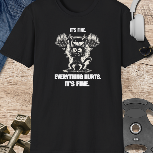 It's Fine Cat T‑Shirt