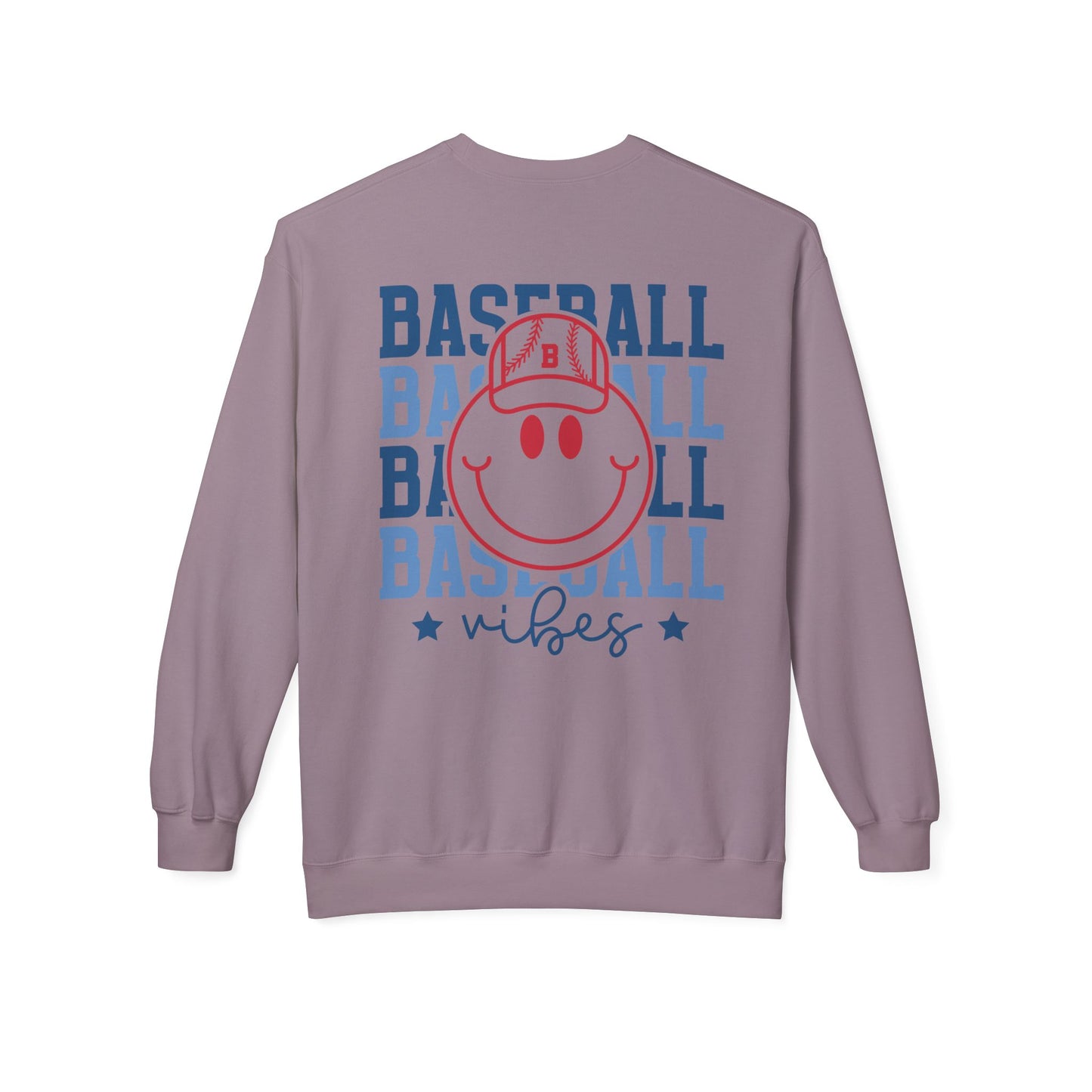 Baseball Smiley Vibes Sweatshirt