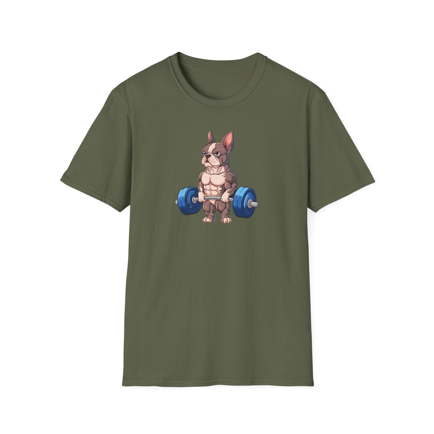 French Bulldog Weightlifting Memes Deadlift T-Shirt