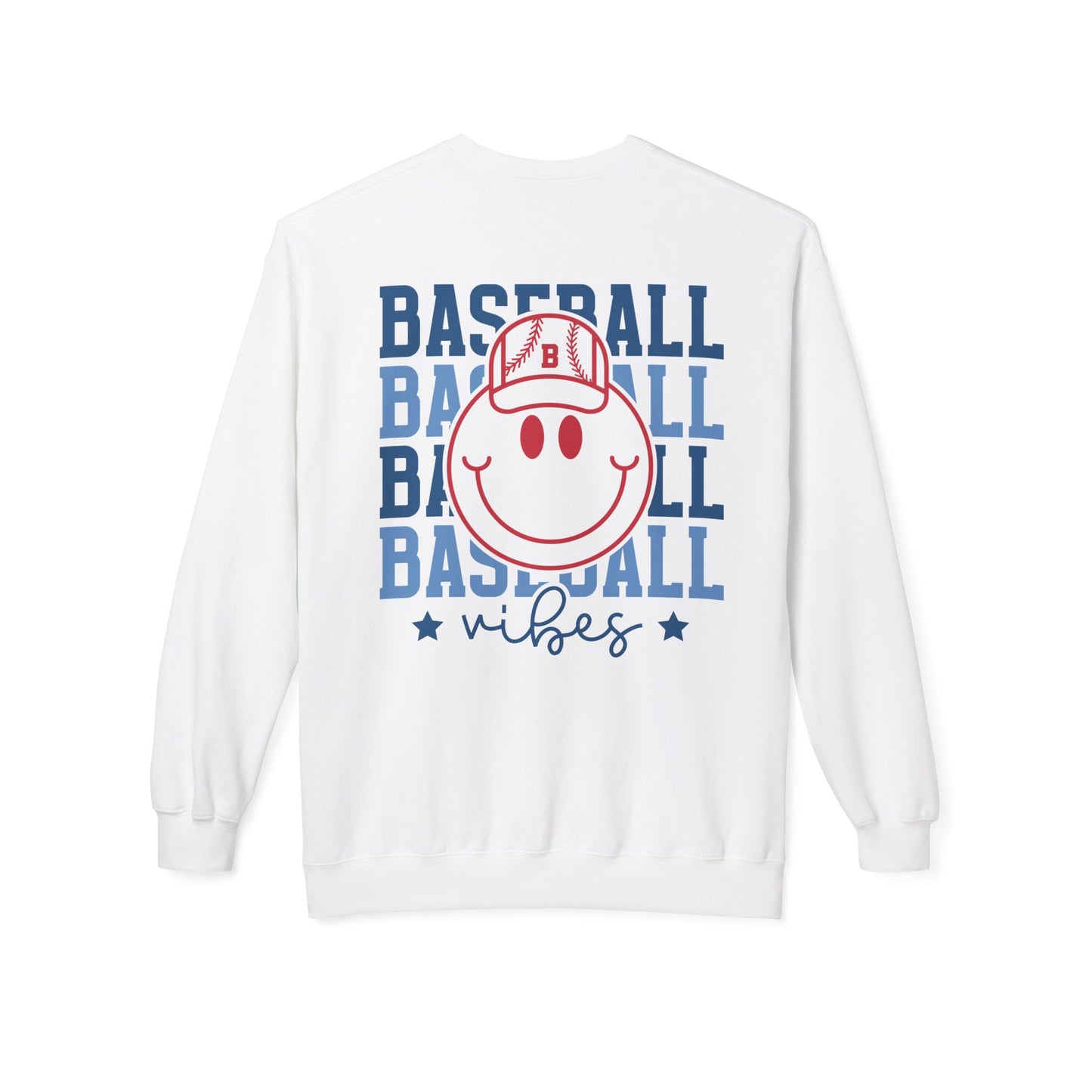Baseball Smiley Vibes Sweatshirt