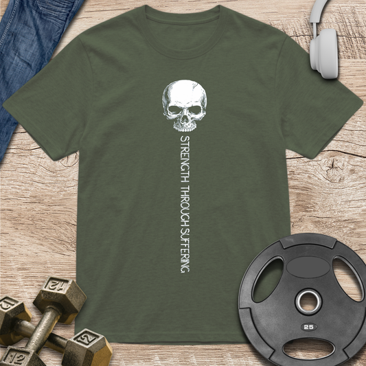 Skull Strength Through T-Shirt