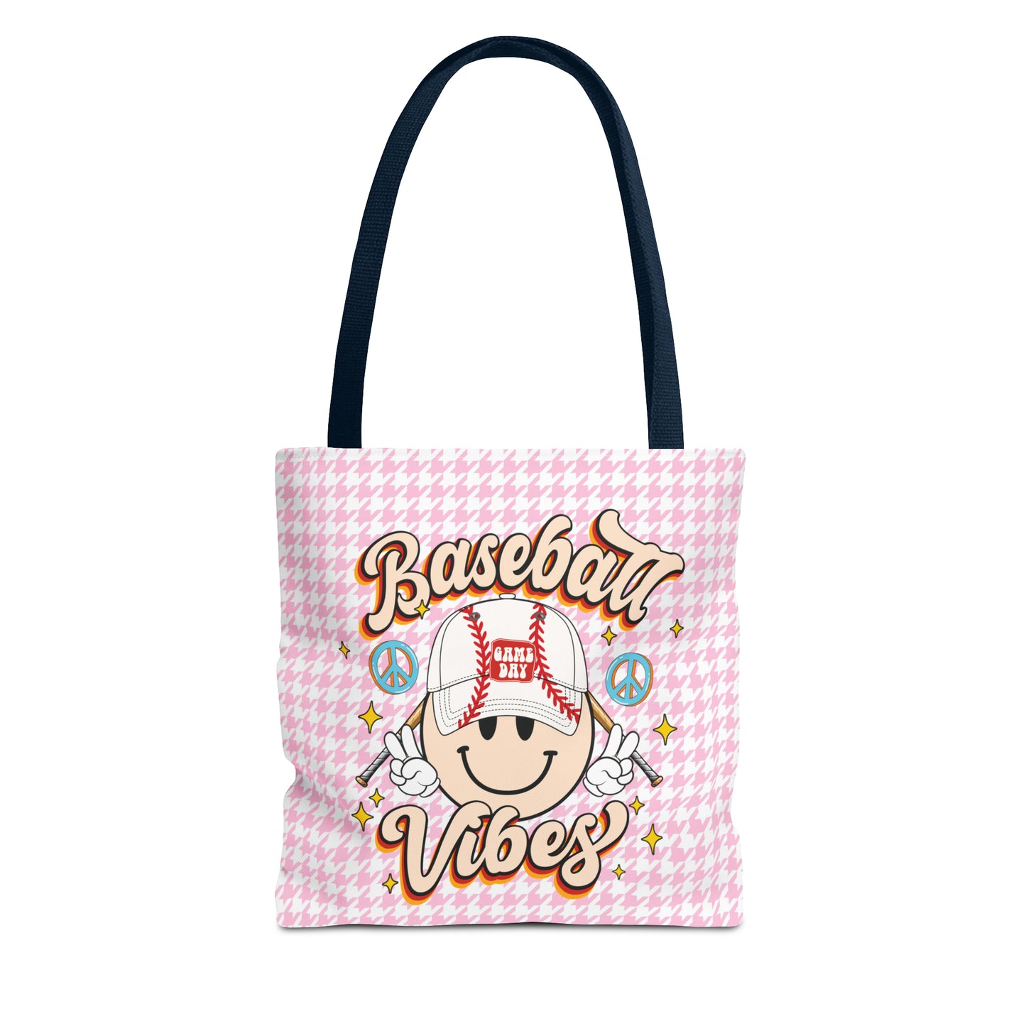 Cute Baseball Vibes Tote Bag