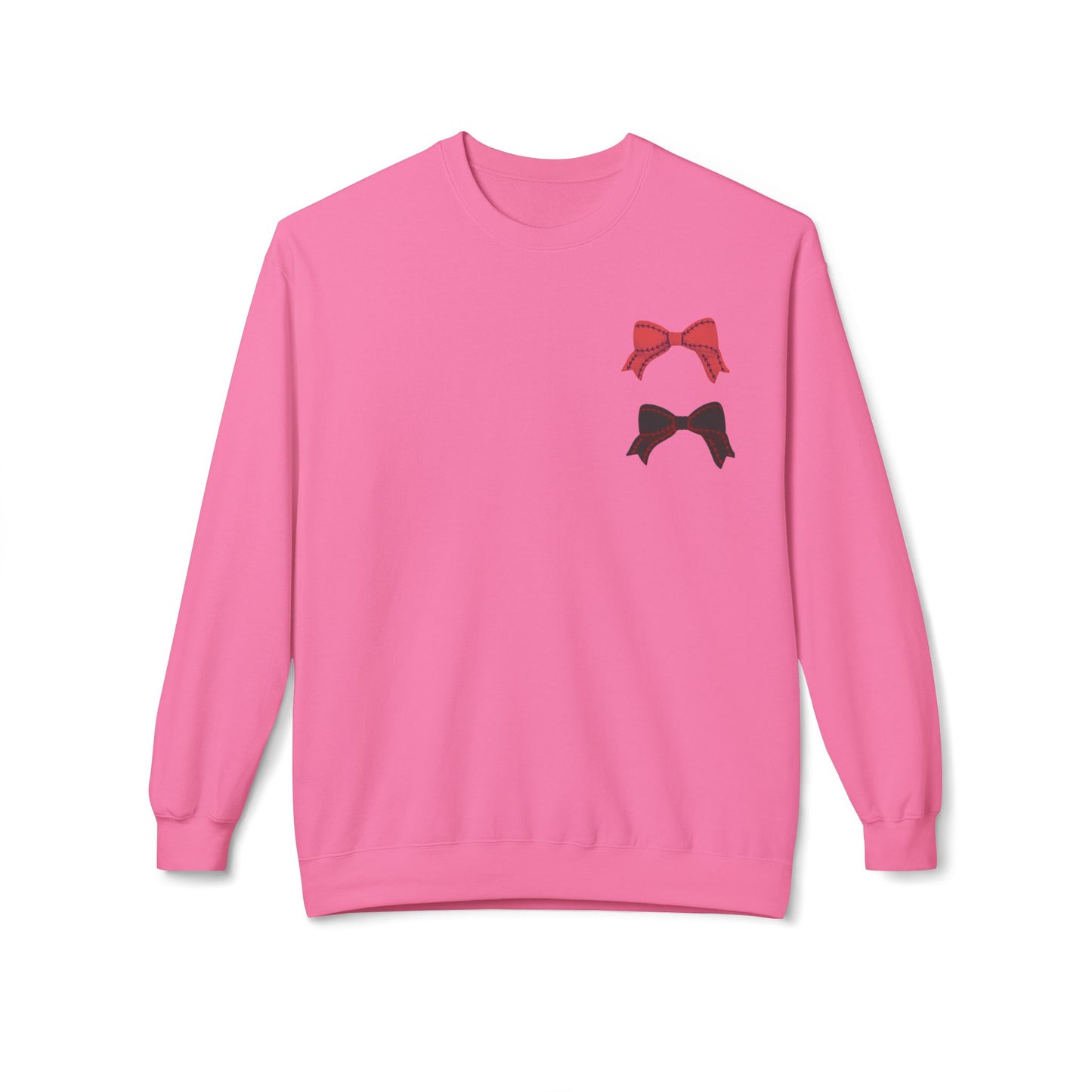 Personlised Name and Number Baseball Ribbon Sweatshirt