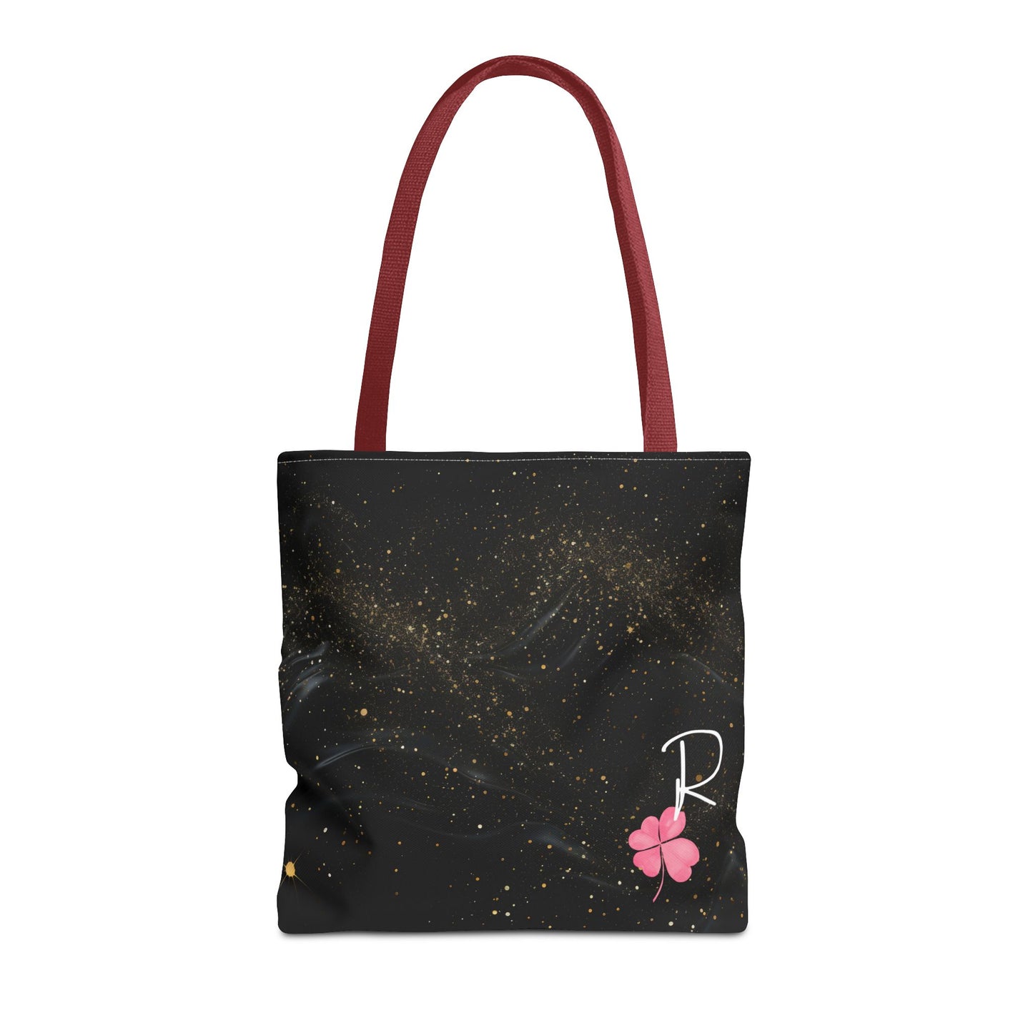 Custom Initial Clover Tote Bag