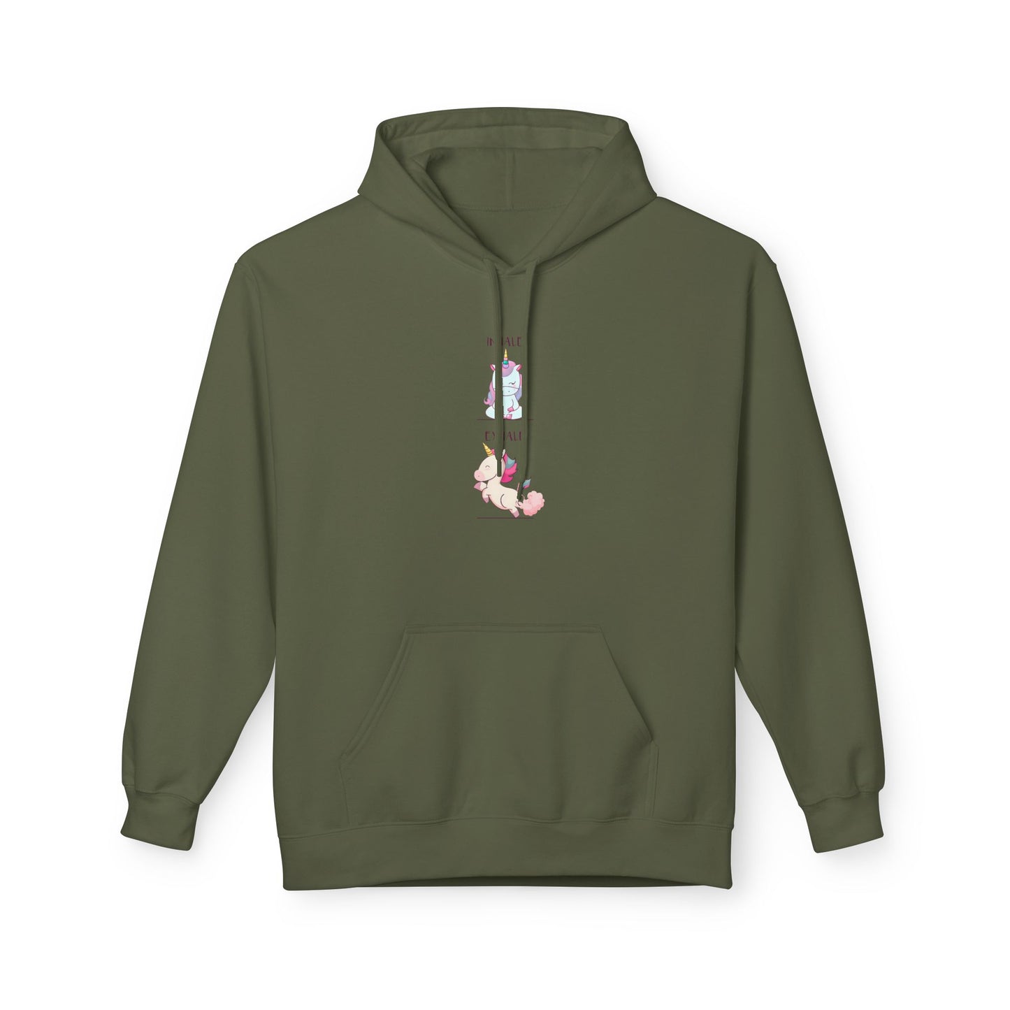 Unicorn Inhale Exhale Hoodie