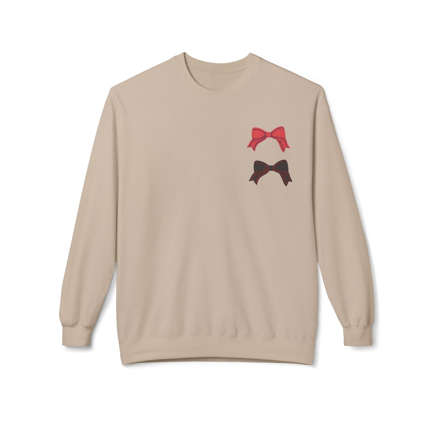 Personlised Name and Number Baseball Ribbon Sweatshirt