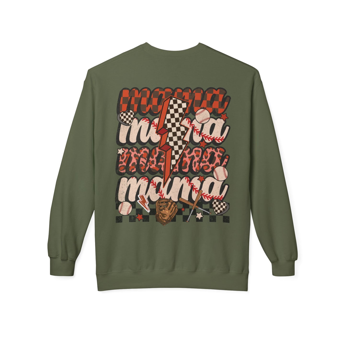 MaMa Baseball Vibes Sweatshirt