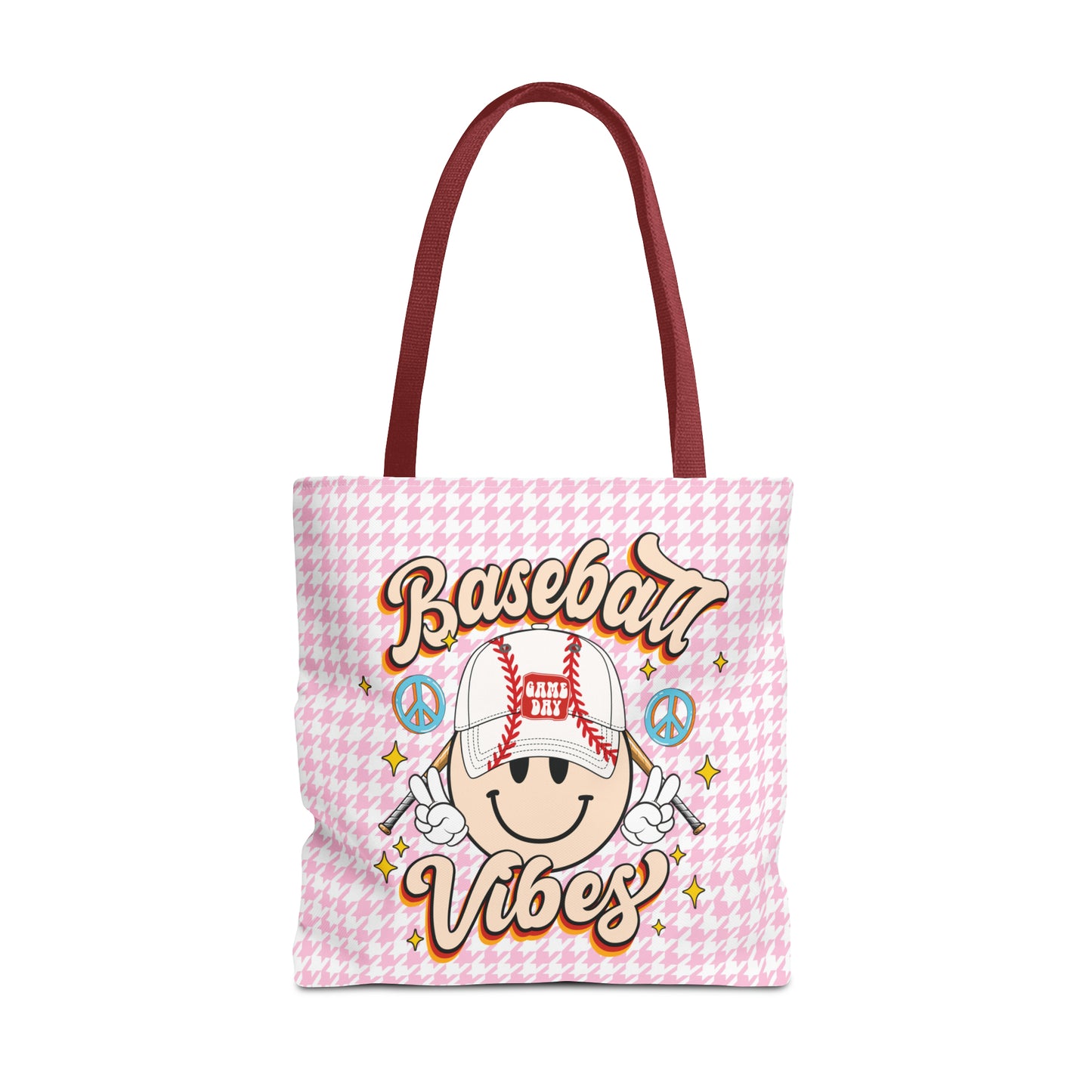 Cute Baseball Vibes Tote Bag