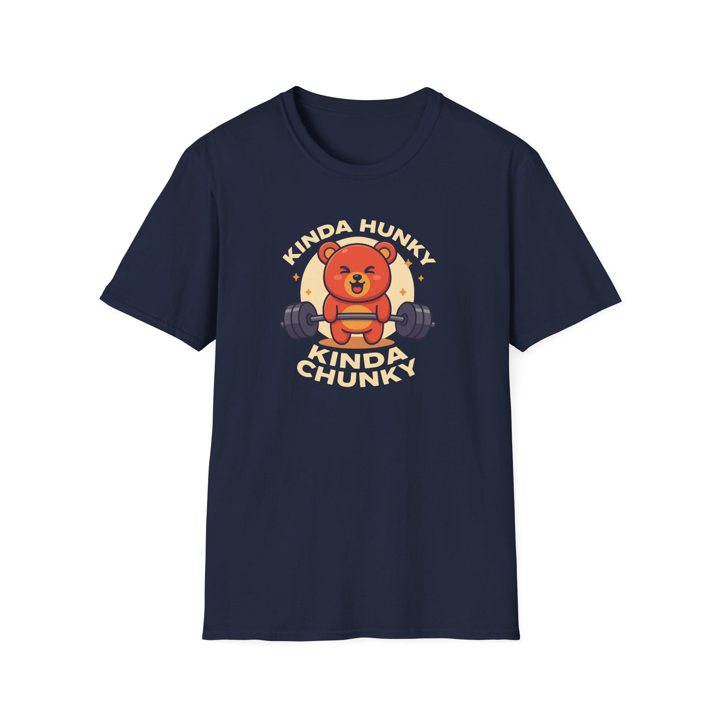 Kinda Hunky Kinda Chunky Cute Bear WeighLift T-Shirt