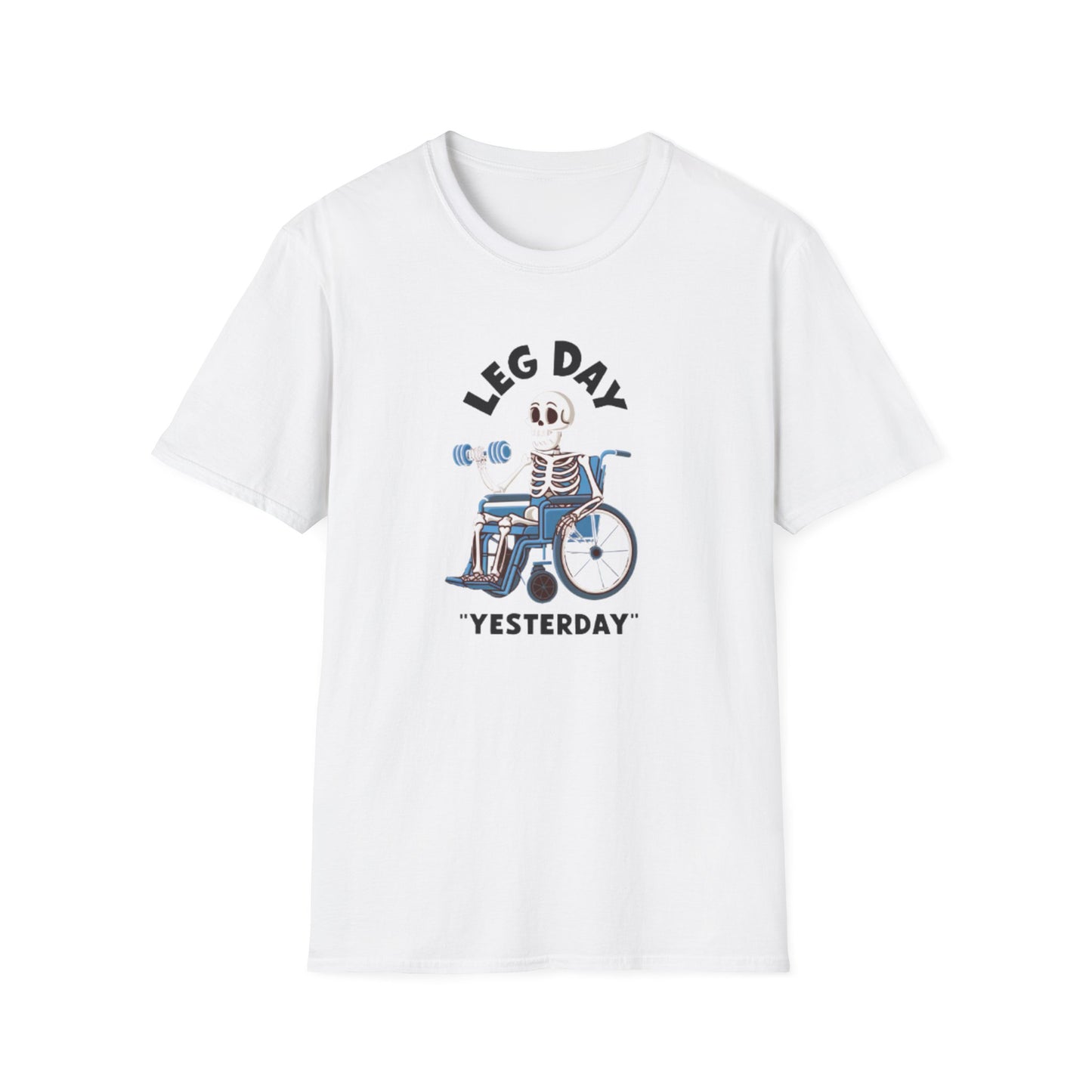 Funny Leg Day Skeleton T-Shirt