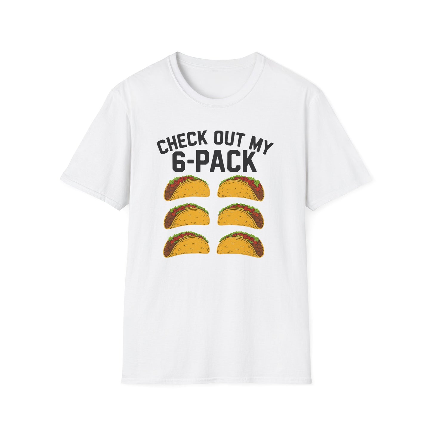 Funny Taco 6-Pack Unisex Softstyle T-Shirt