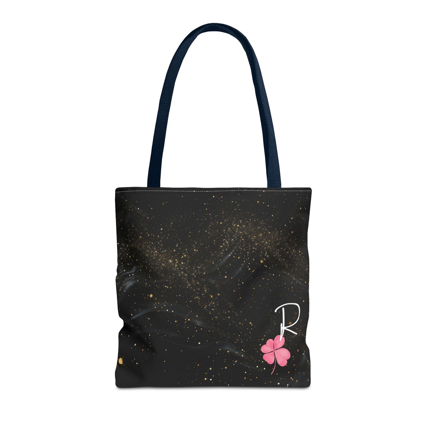 Custom Initial Clover Tote Bag