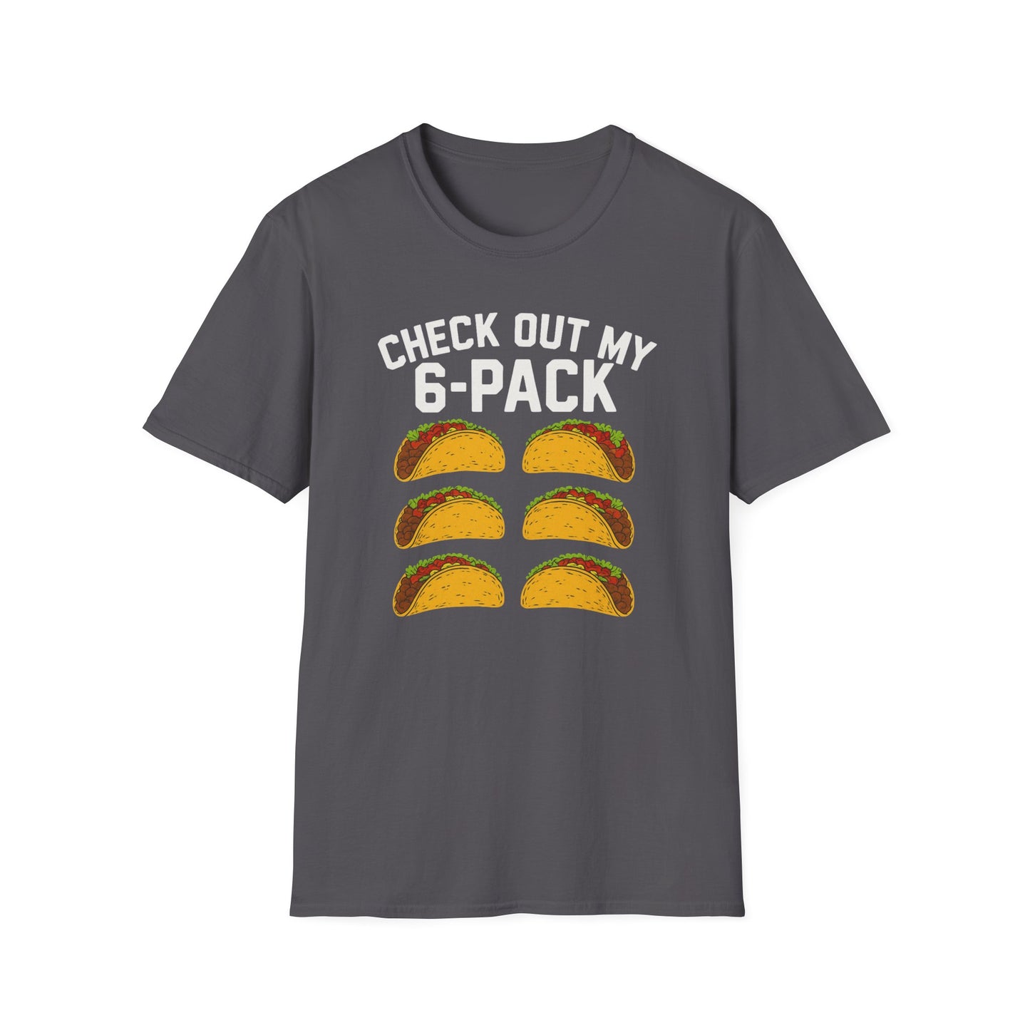 Funny Taco 6-Pack Unisex Softstyle T-Shirt