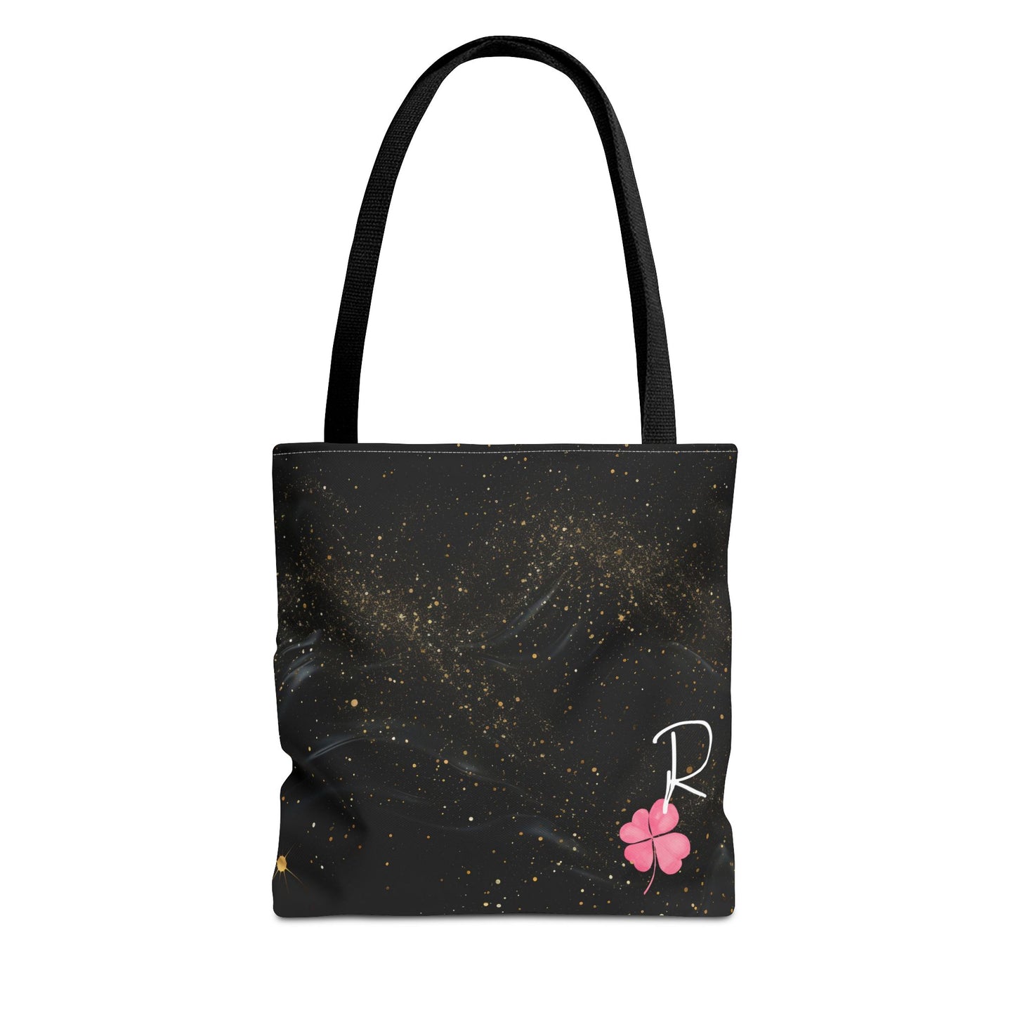 Custom Initial Clover Tote Bag