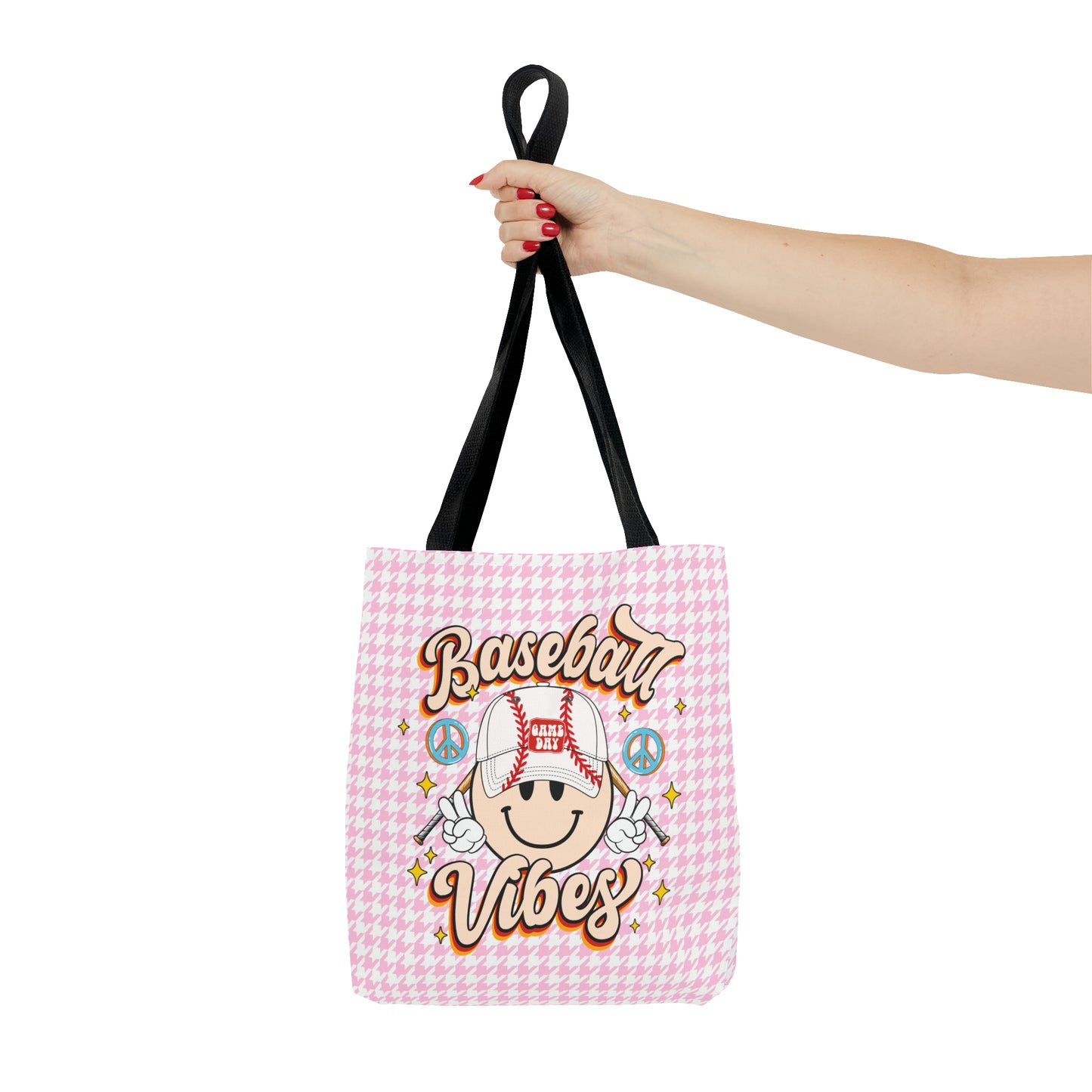 Cute Baseball Vibes Tote Bag