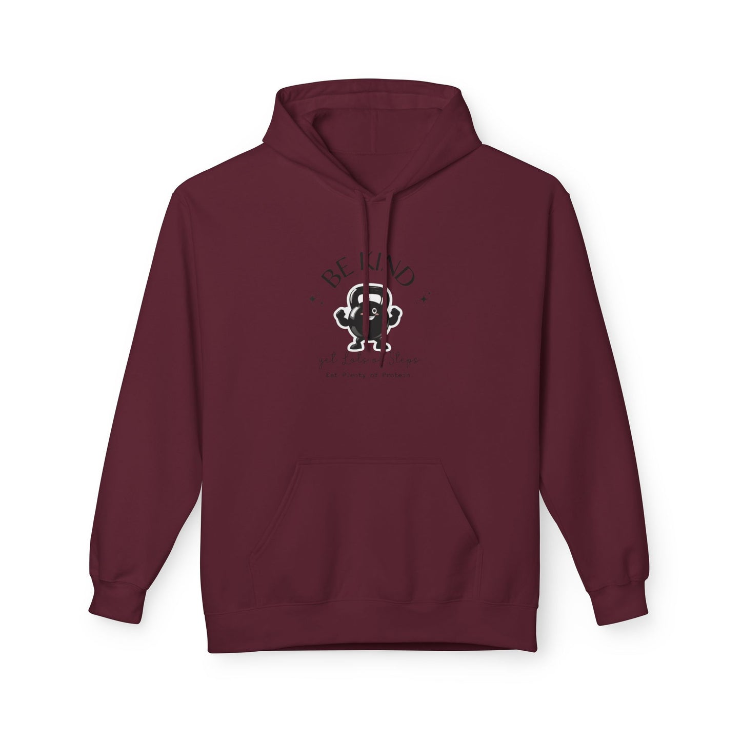 Be Kind Funny Kettlebell Hoodie