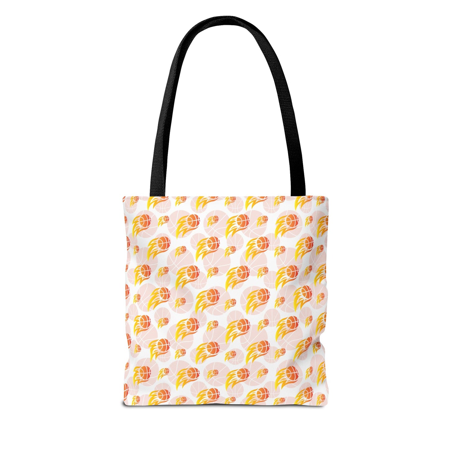 Personalized Cute Baby GH*st Fire basketball ToteBag