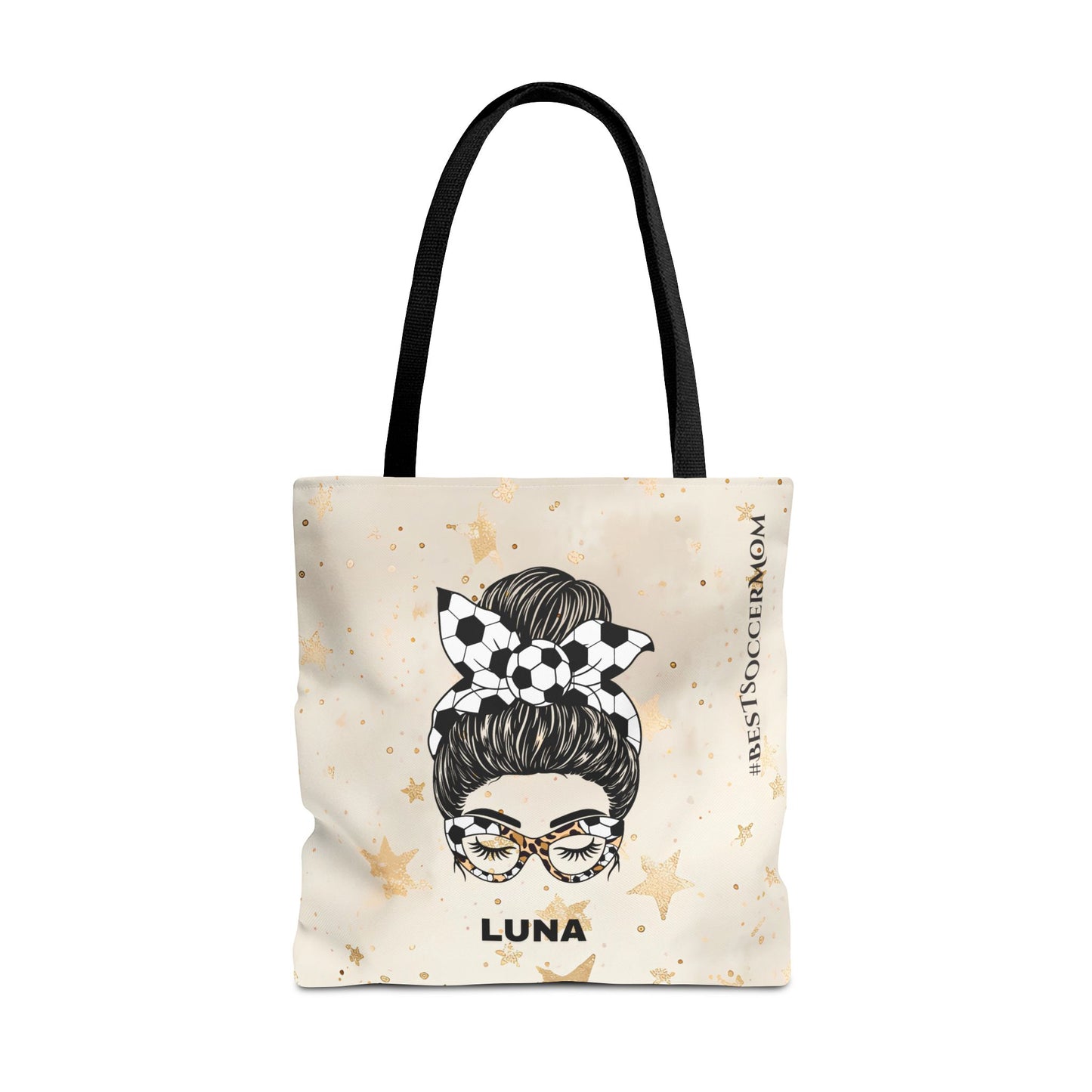 Personalized Funny Best Soccer Mom Tote Bag