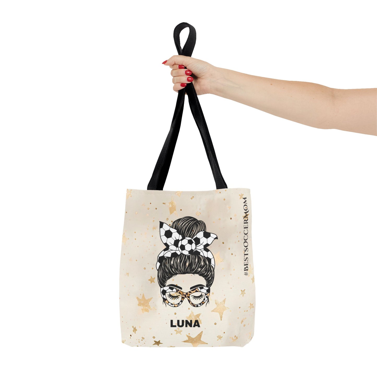 Personalized Funny Best Soccer Mom Tote Bag