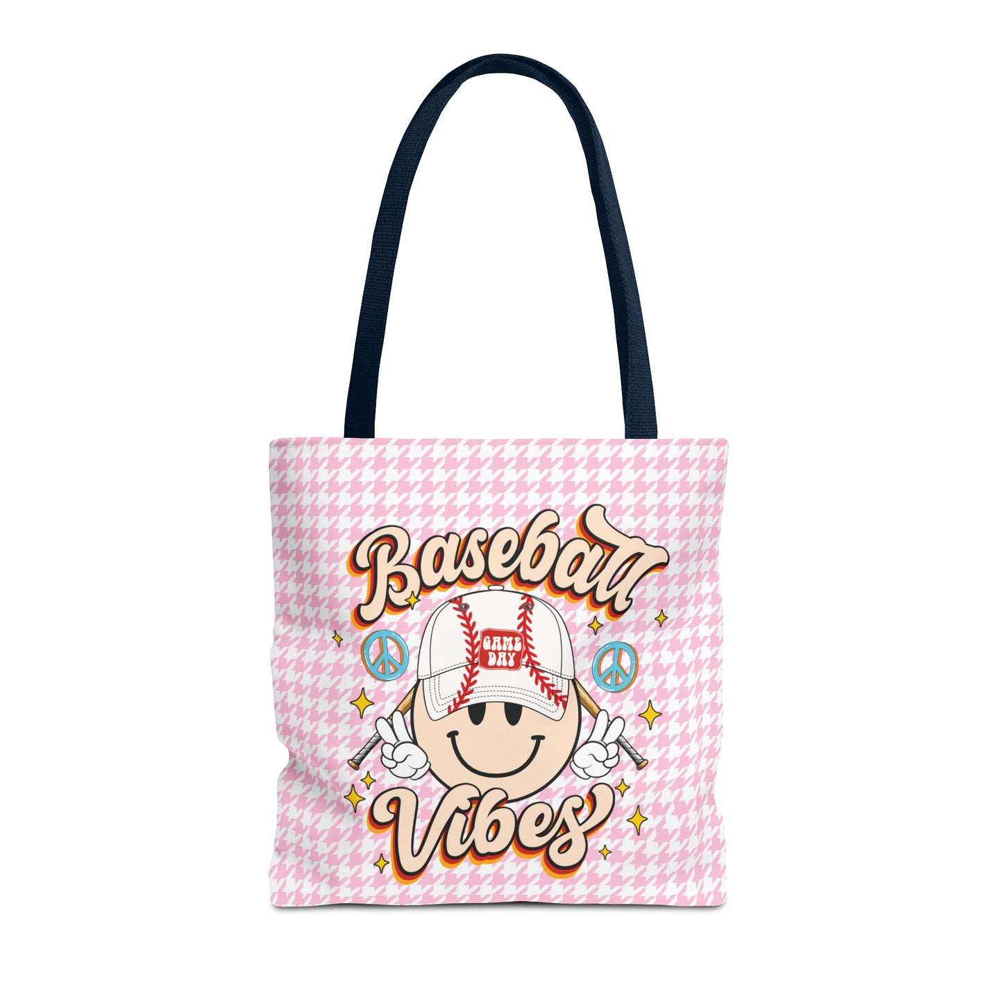 Cute Baseball Vibes Tote Bag