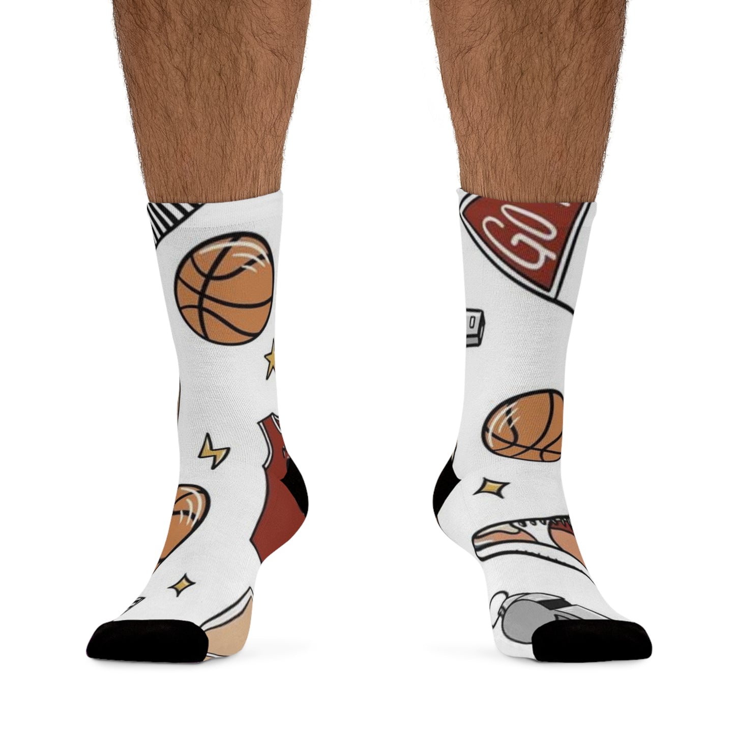 Basketball Go White Socks