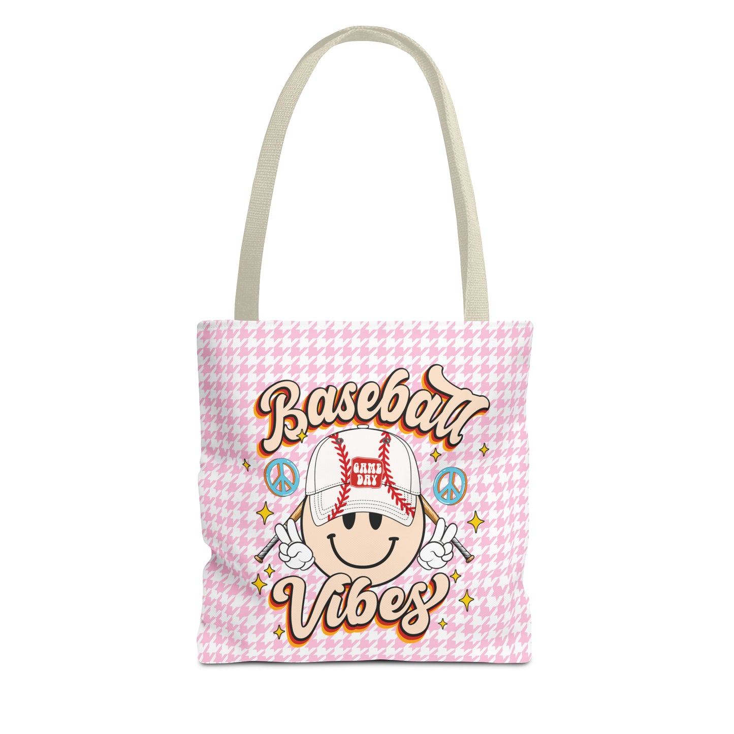 Cute Baseball Vibes Tote Bag
