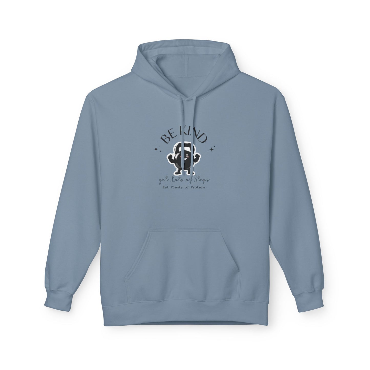 Be Kind Funny Kettlebell Hoodie