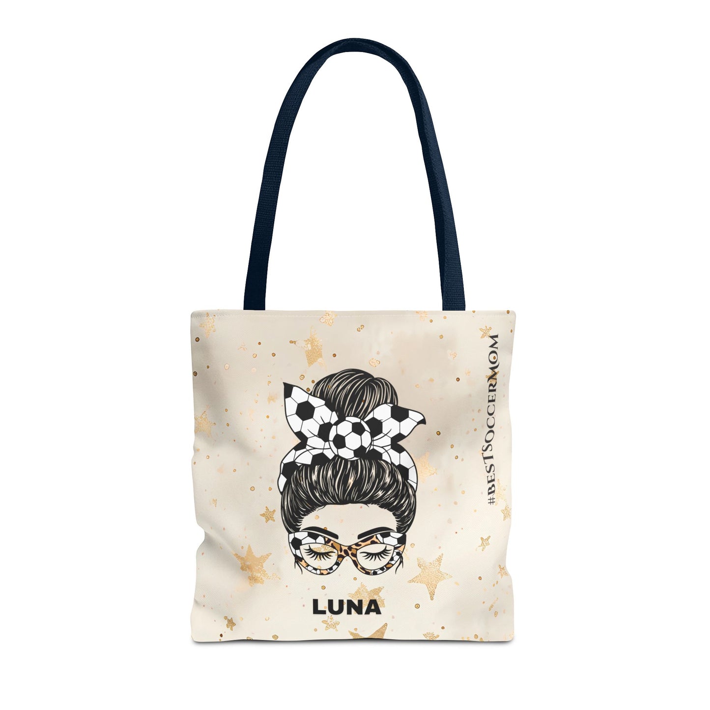Personalized Funny Best Soccer Mom Tote Bag