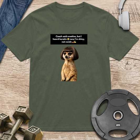 Meerkat Bob Wig T-Shirt