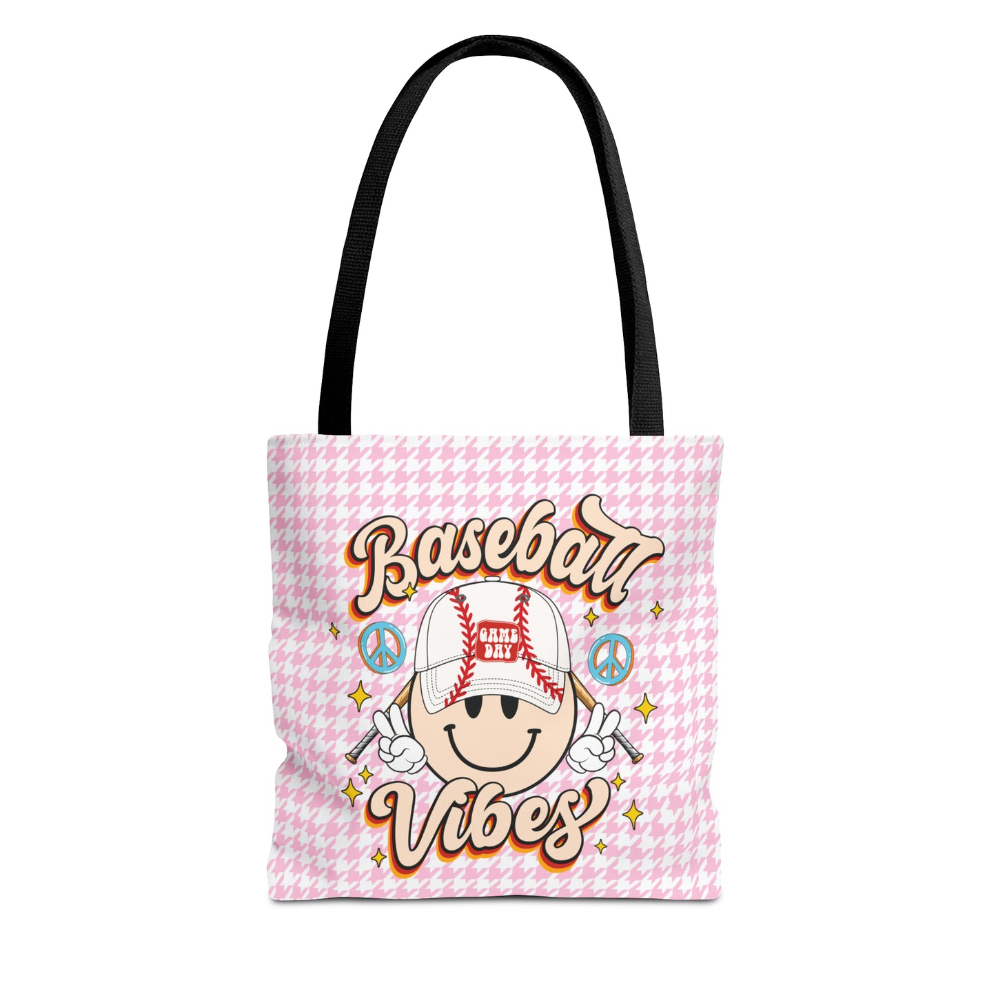 Cute Baseball Vibes Tote Bag