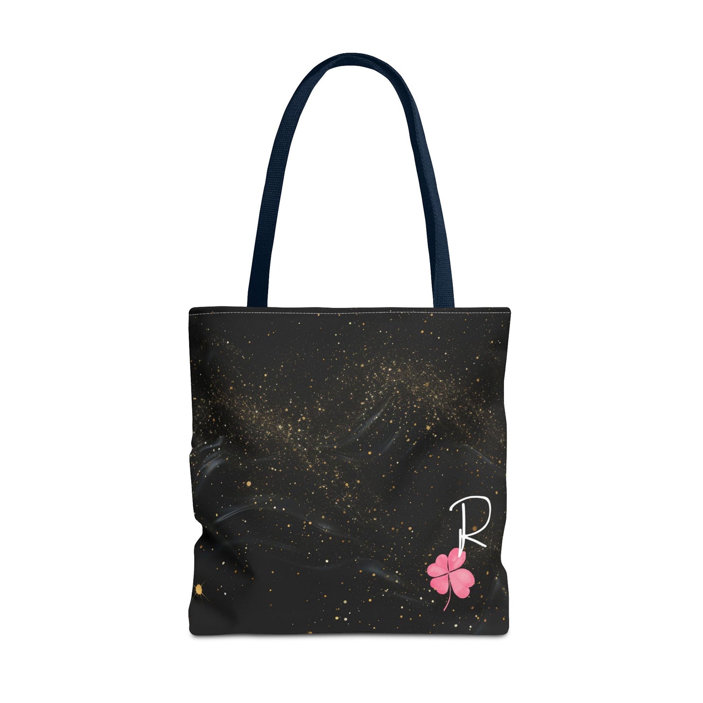 Custom Initial Clover Tote Bag