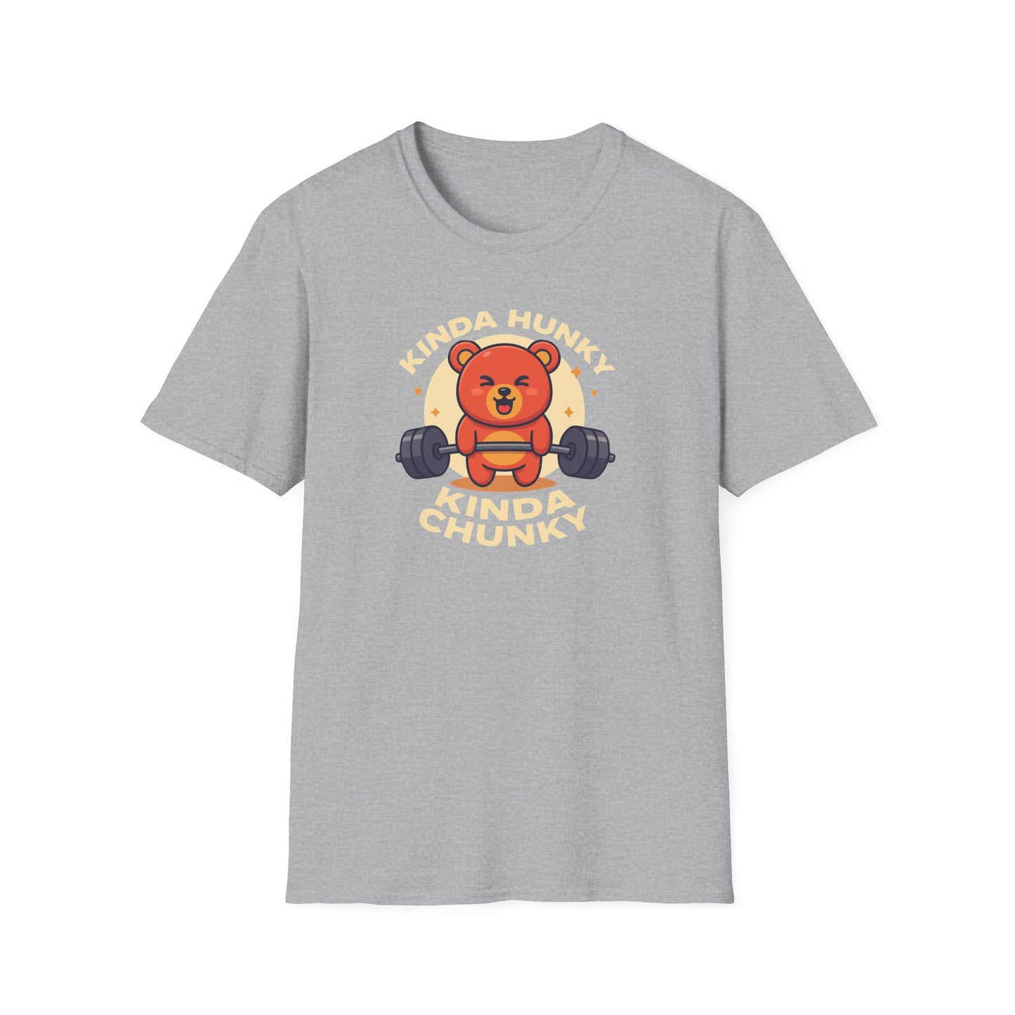 Kinda Hunky Kinda Chunky Cute Bear WeighLift T-Shirt