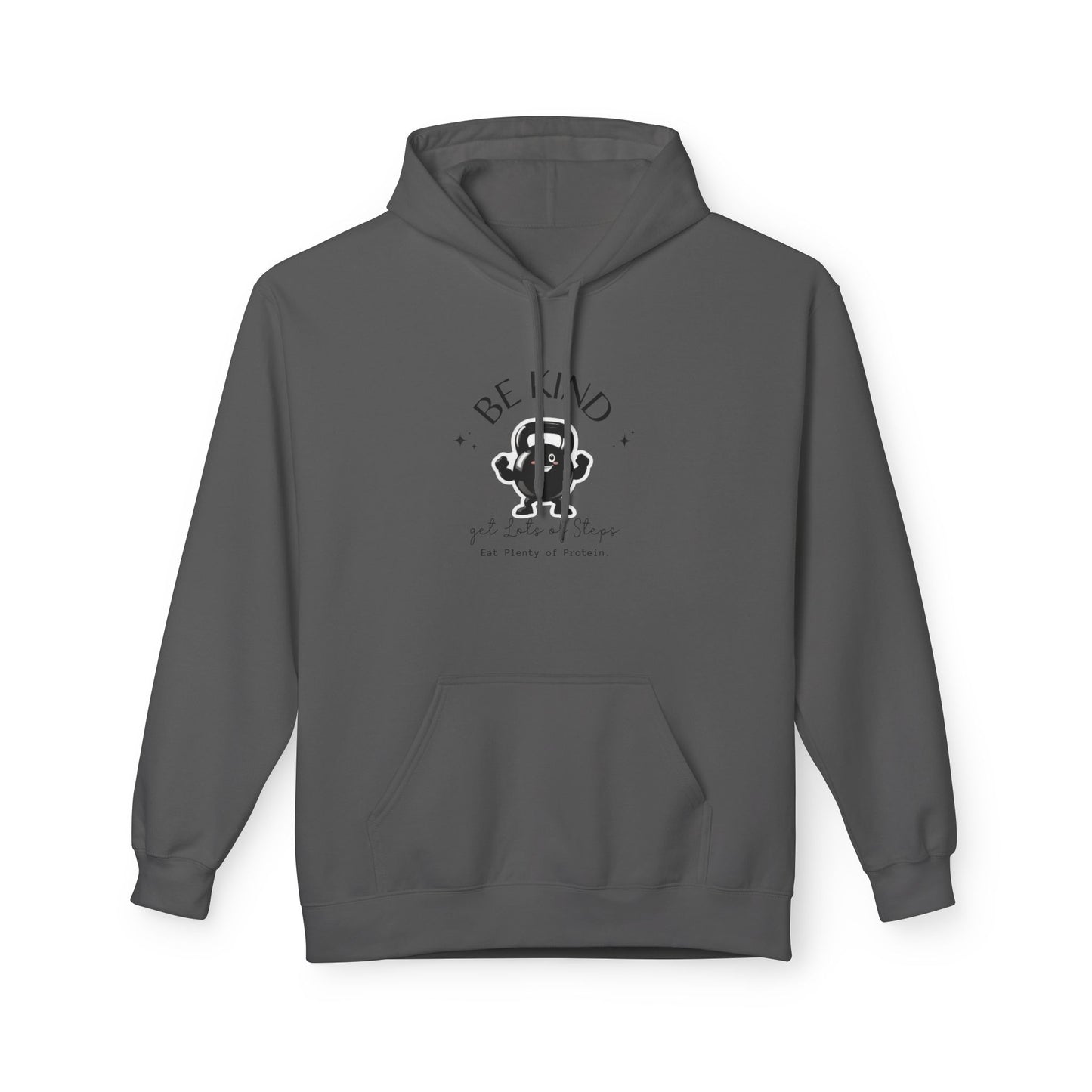 Be Kind Funny Kettlebell Hoodie
