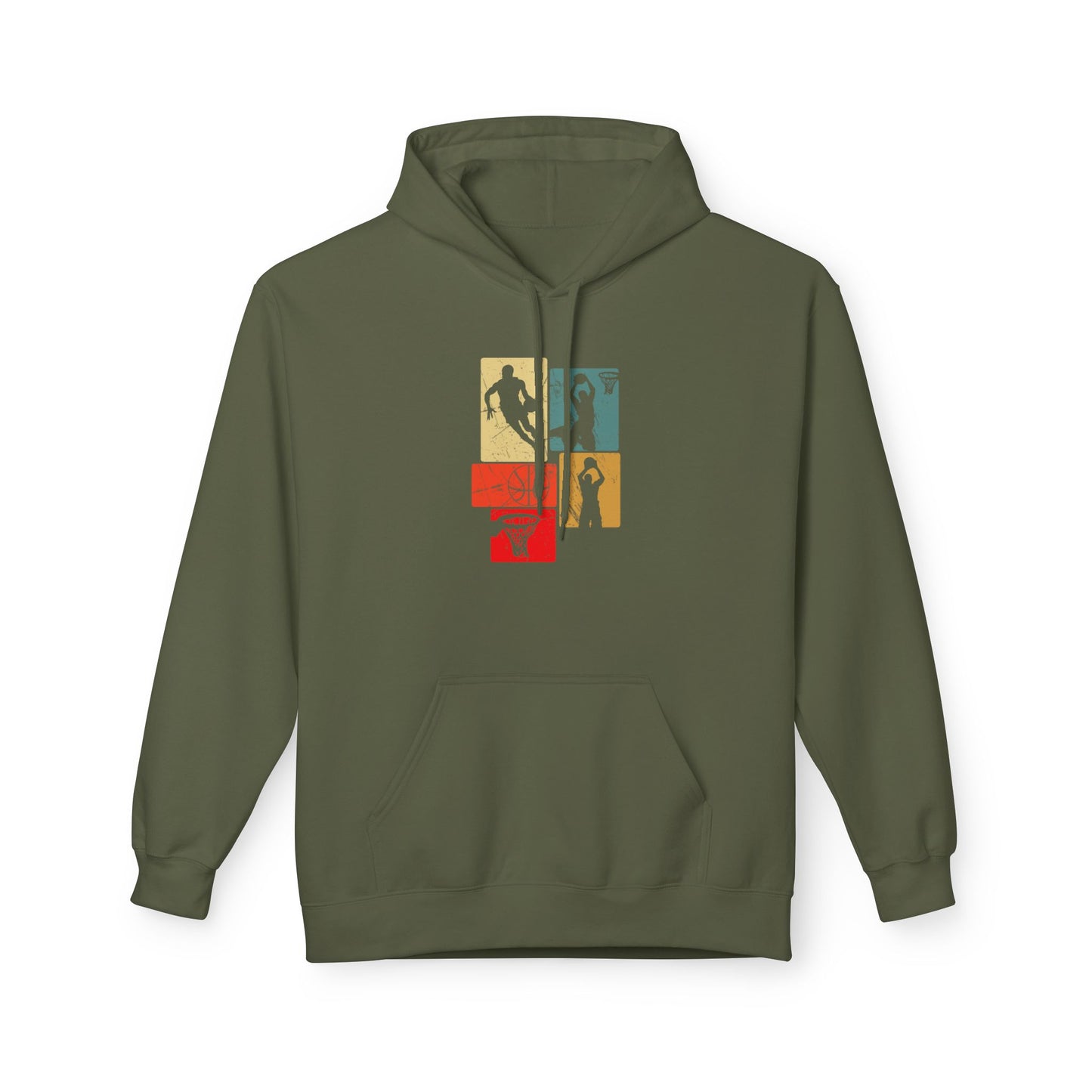 Retro Anime Basketball Vibes Hoodie