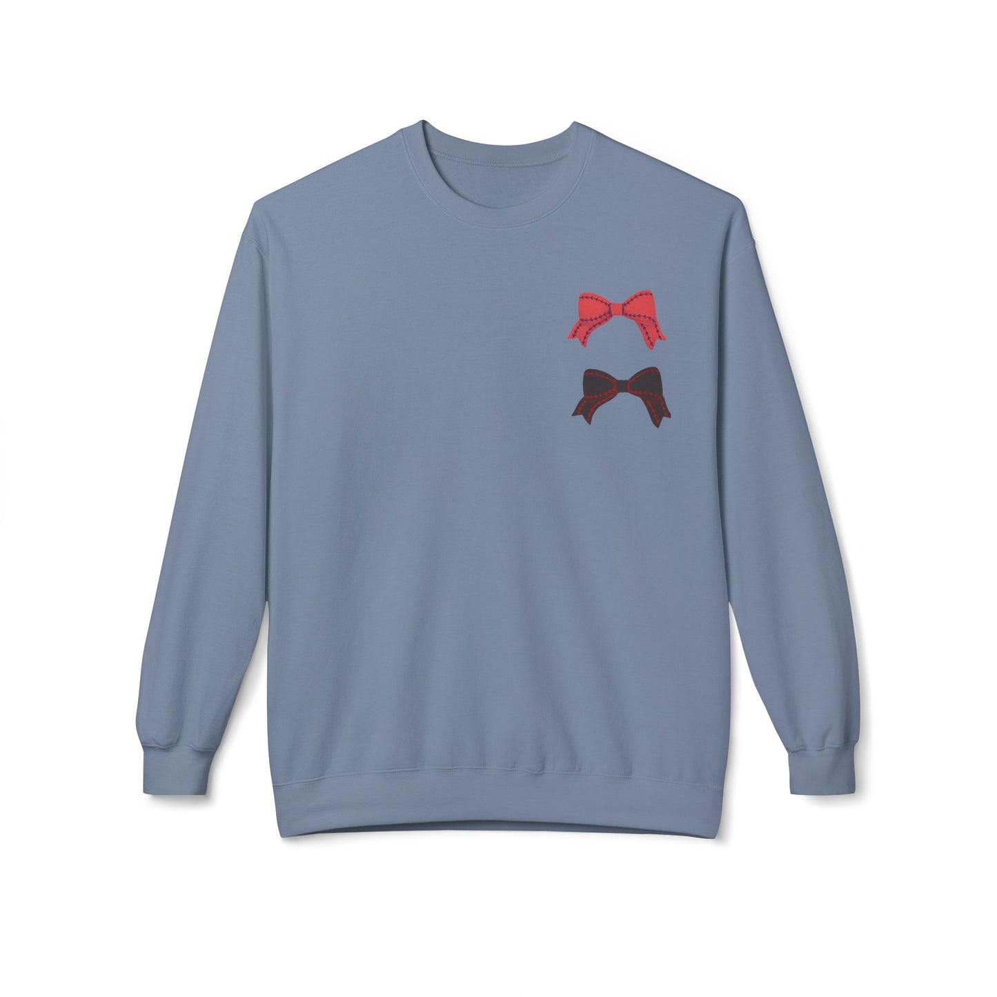 Personlised Name and Number Baseball Ribbon Sweatshirt