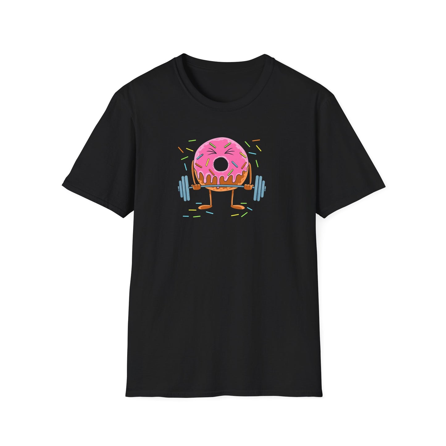 Funny Fitness Doughnut Deadlift T-Shirt