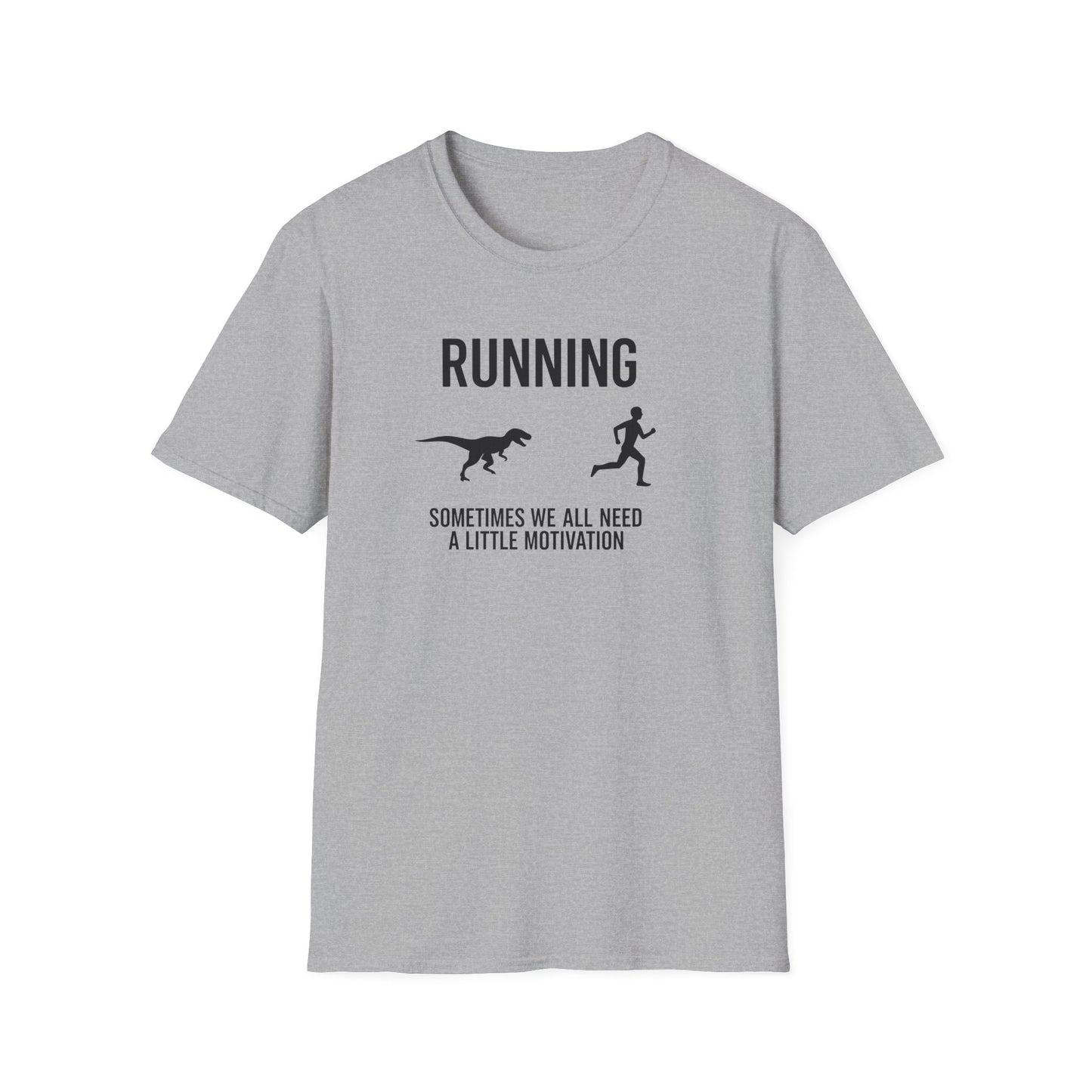 Dinosaur T-Shirt for Runners Workout Funny T-Shirt