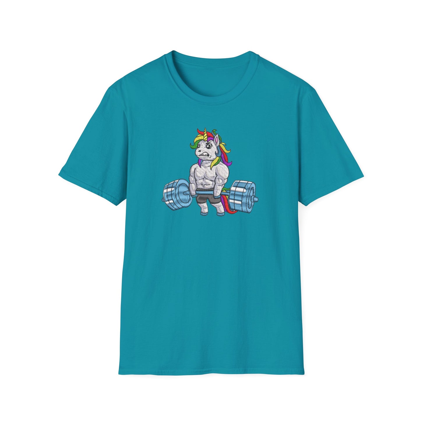 Rainbow Unicorn Deadlift T-Shirt