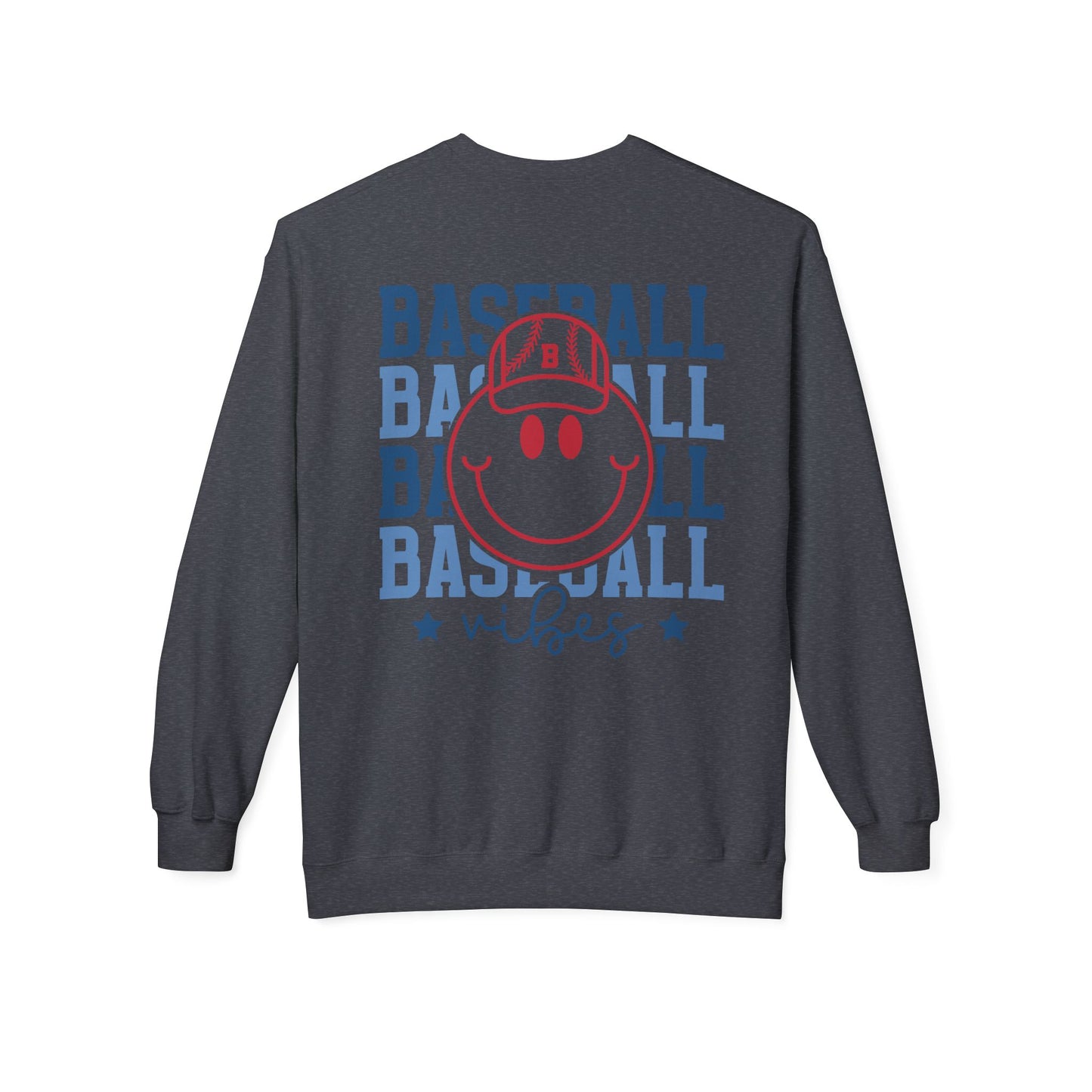 Baseball Smiley Vibes Sweatshirt